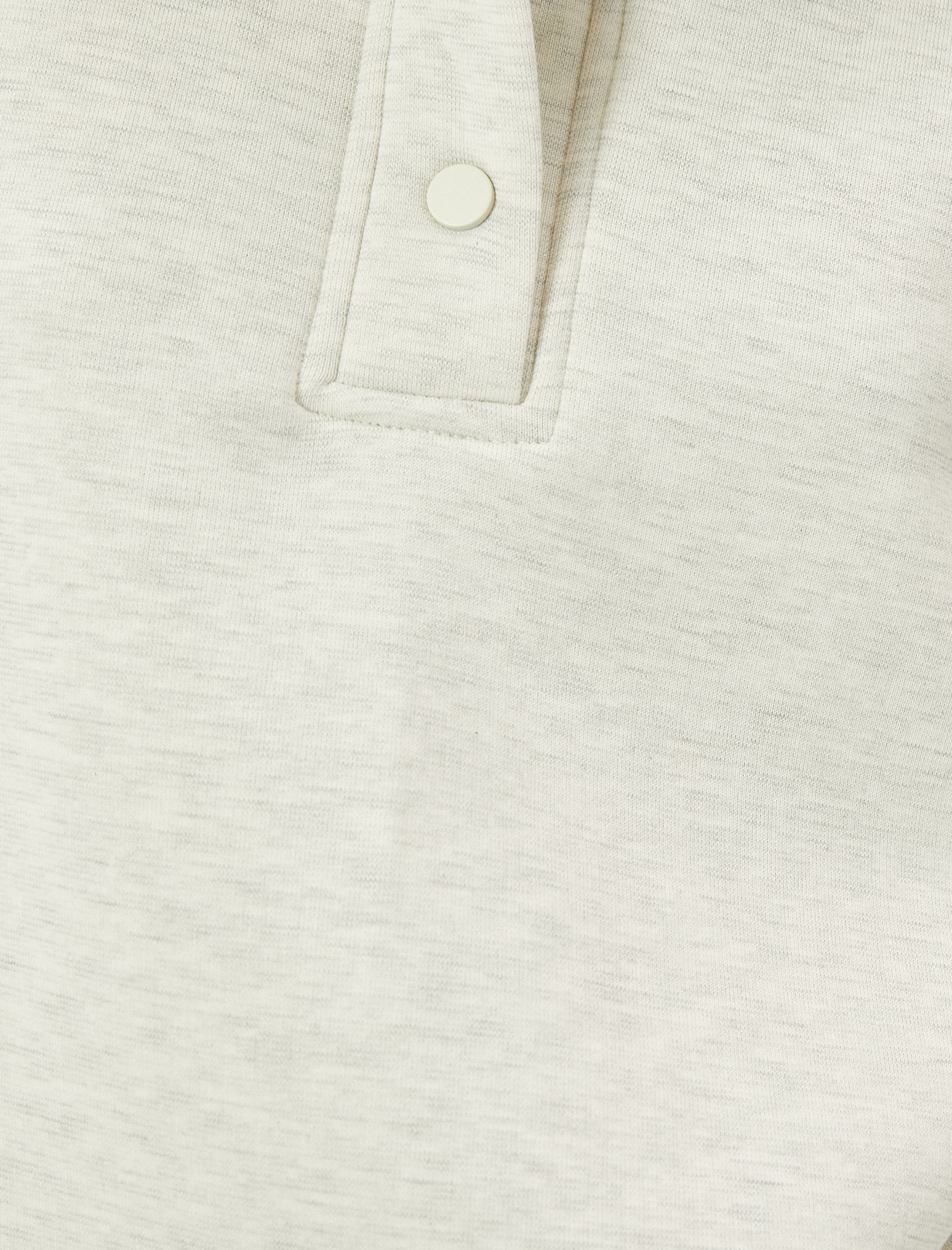   Şardonlu Yakası Peluş Detaylı Oversize Sweatshirt Dik Yaka Çıt Çıt Düğmeli