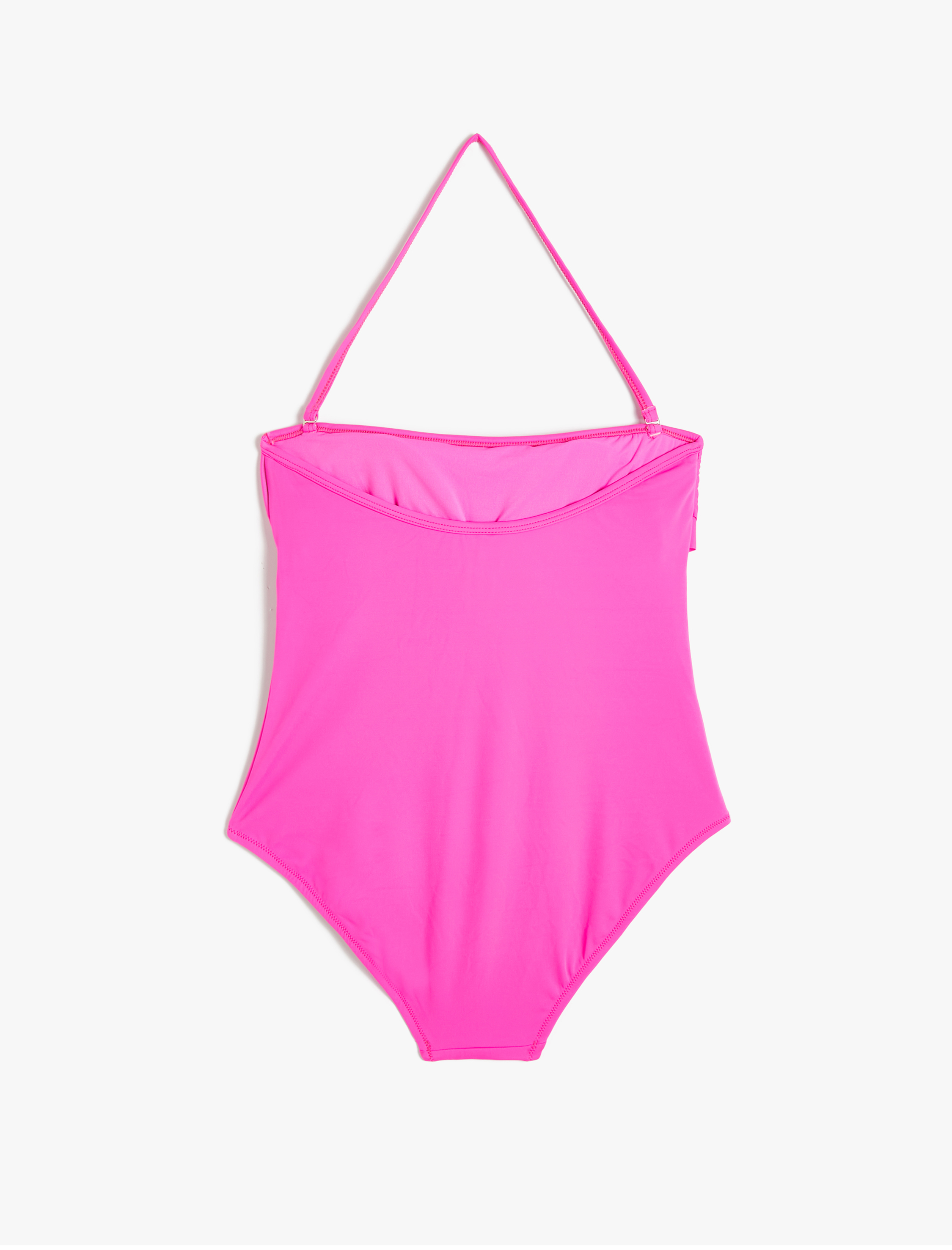   Fırfırlı Straplez Mayo Askı Detaylı Kaplı