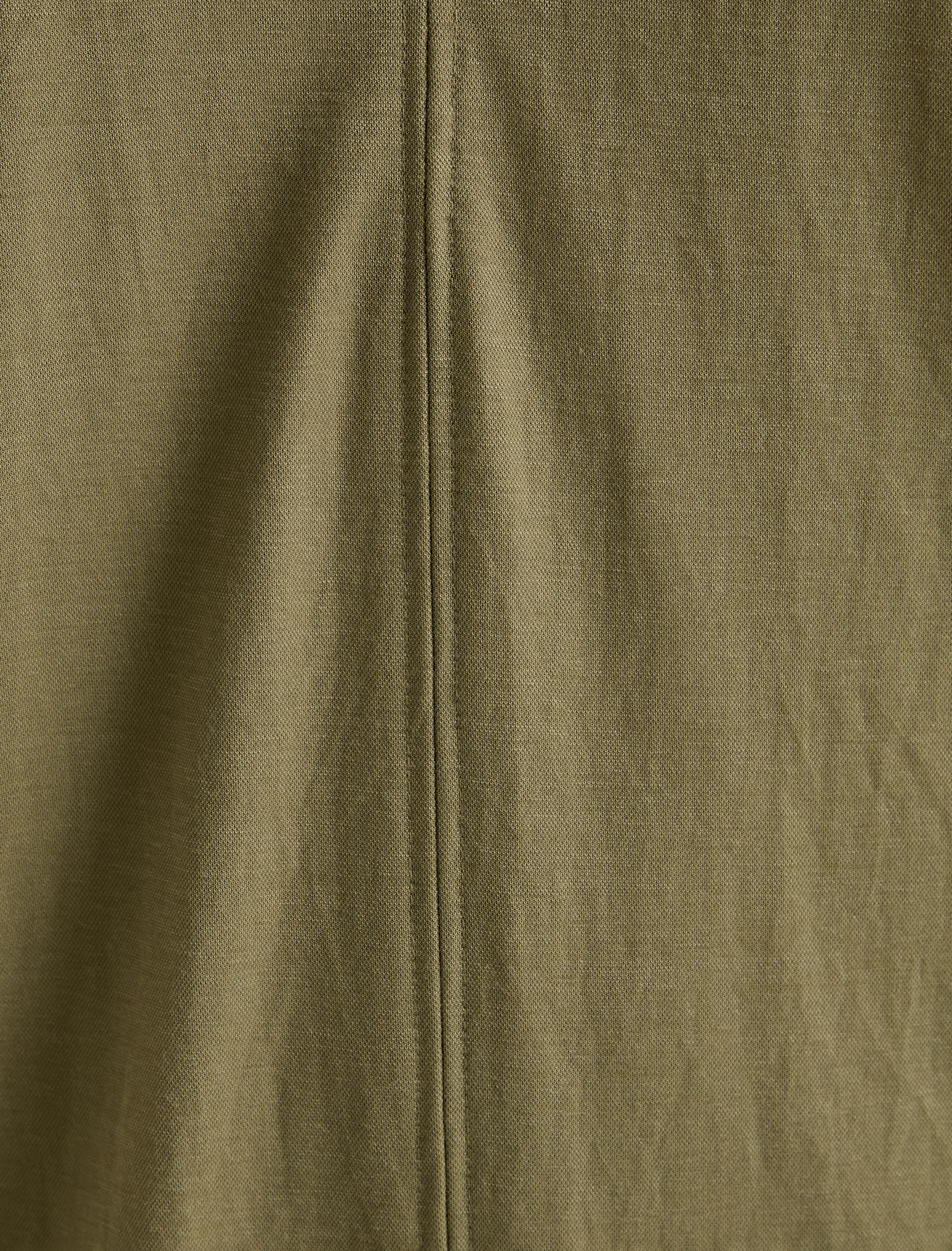   Uzun Elbise V Yaka Kısa Kollu Yırtmaçlı Viskon Karışımlı Rahat Kesim