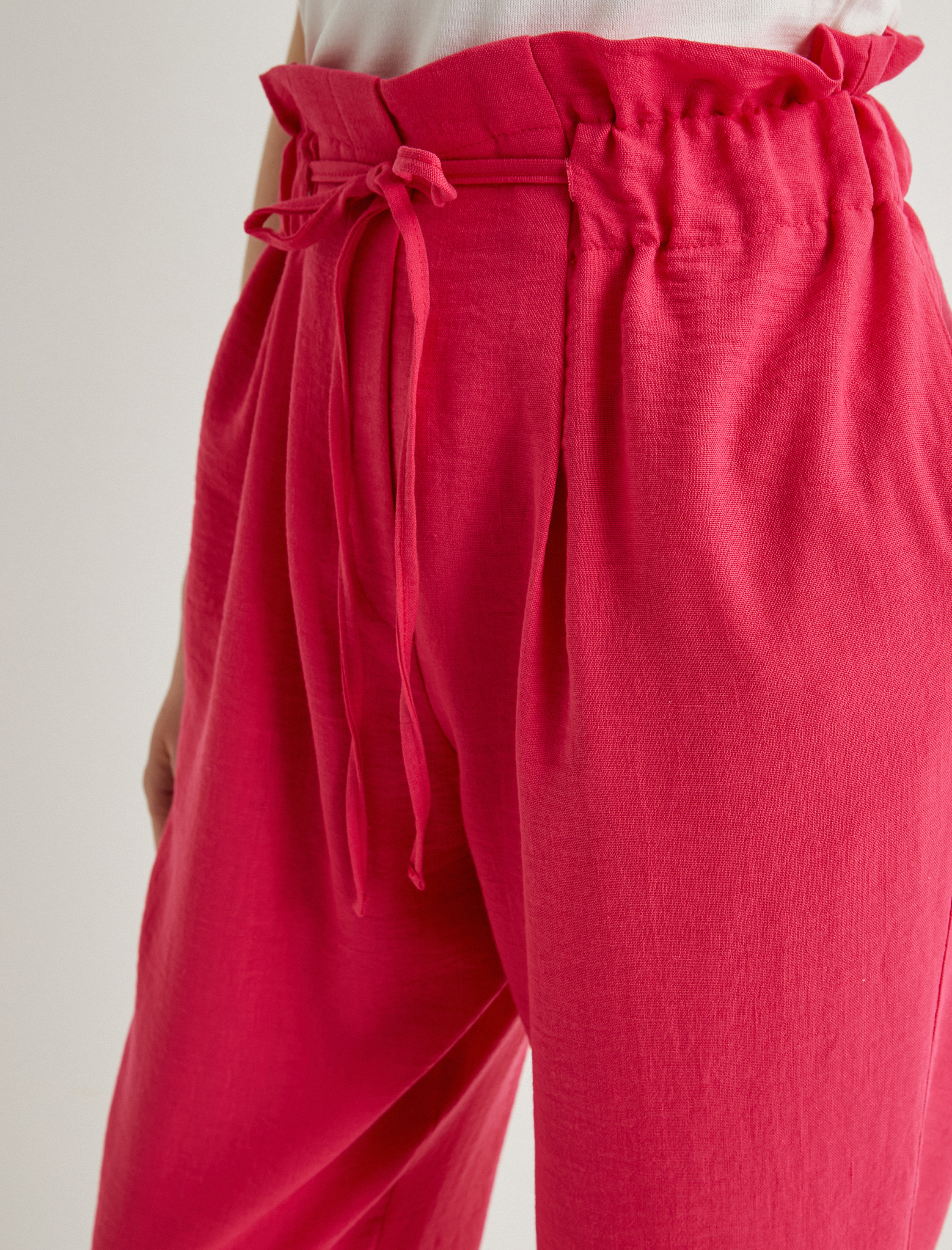   Jogger Pantolon Beli Bağcıklı Cep Detaylı Rahat Kesim