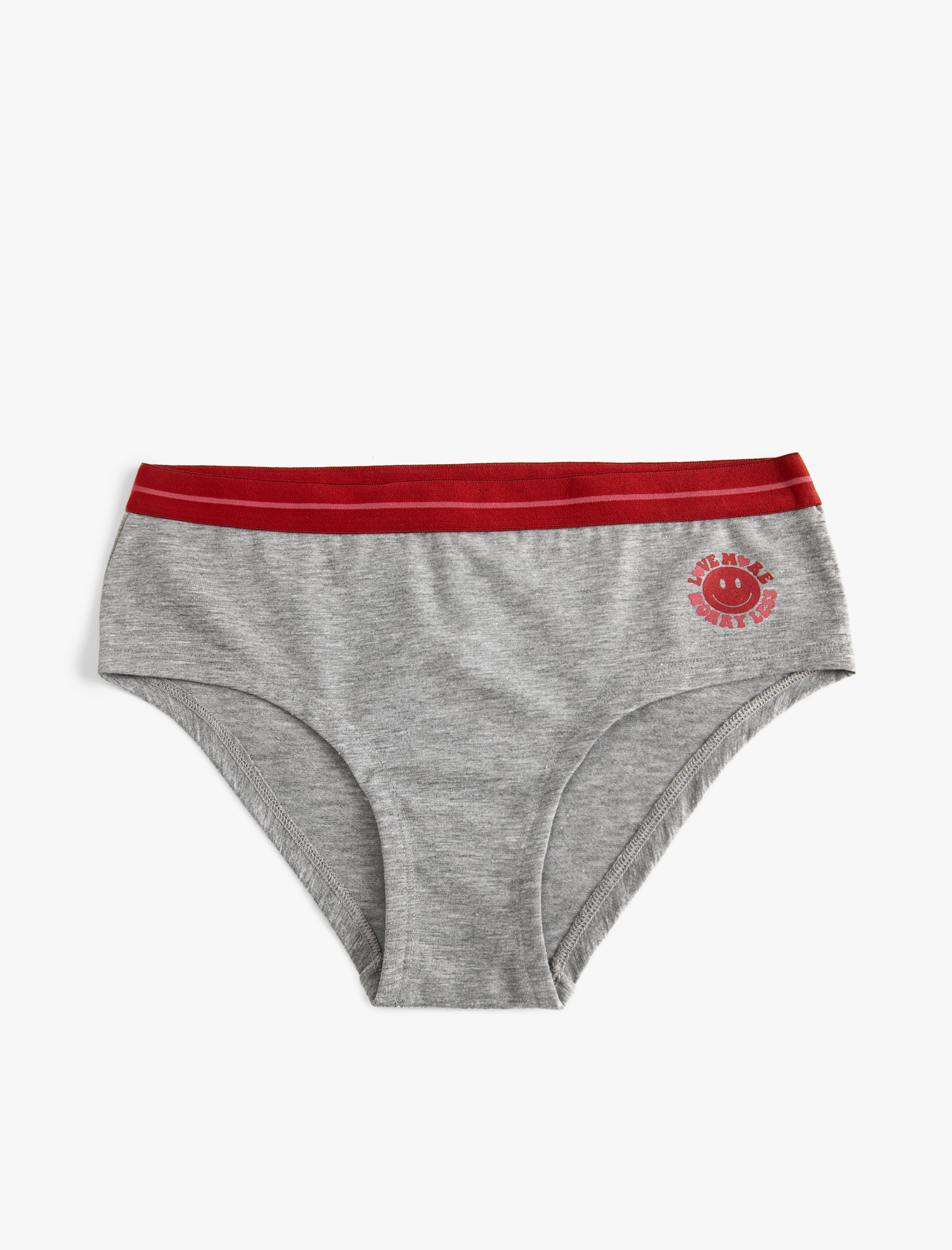   Hipster Yüksek Bel Külot Baskılı