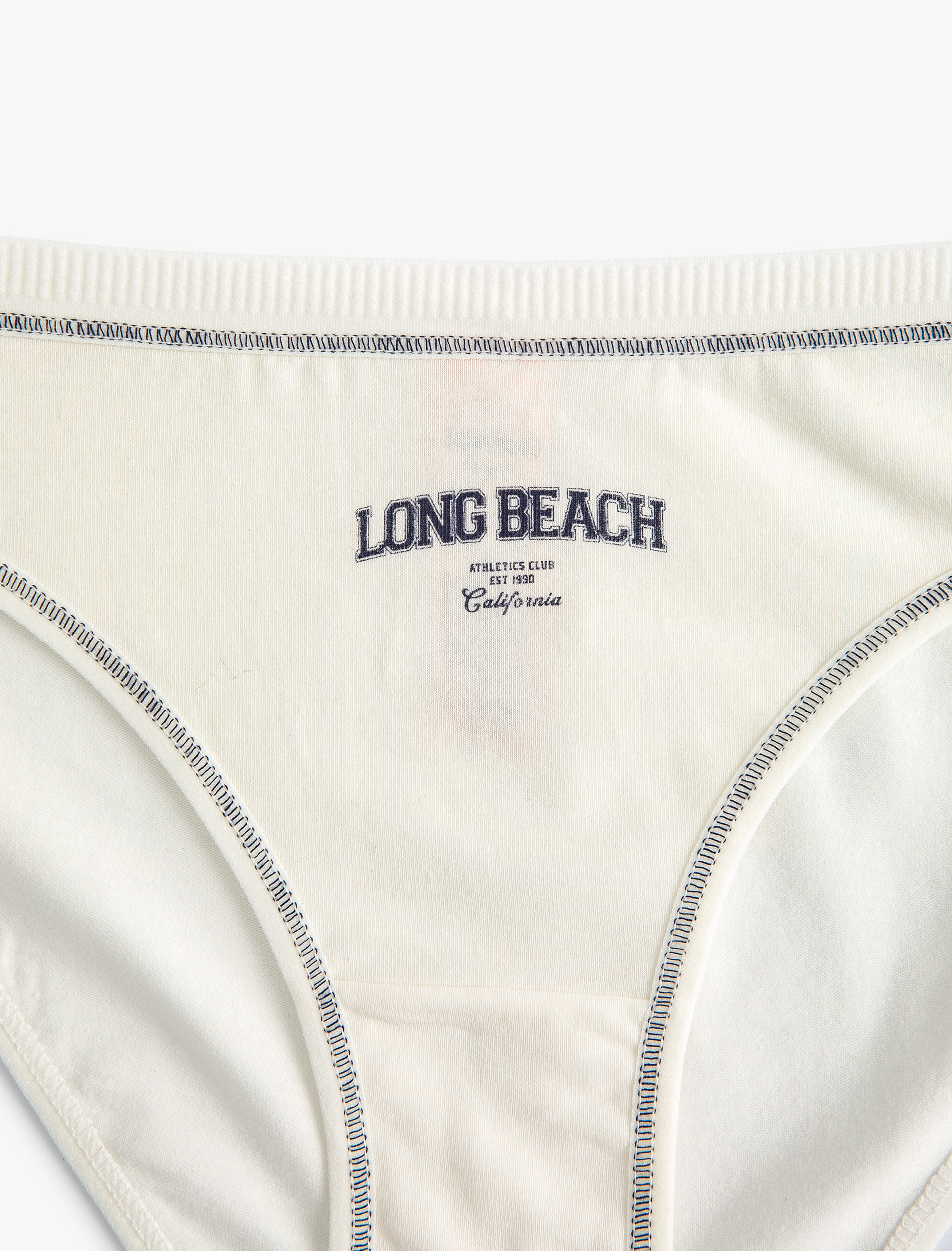   Brief Külot Normal Bel Fitilli Slogan Baskılı