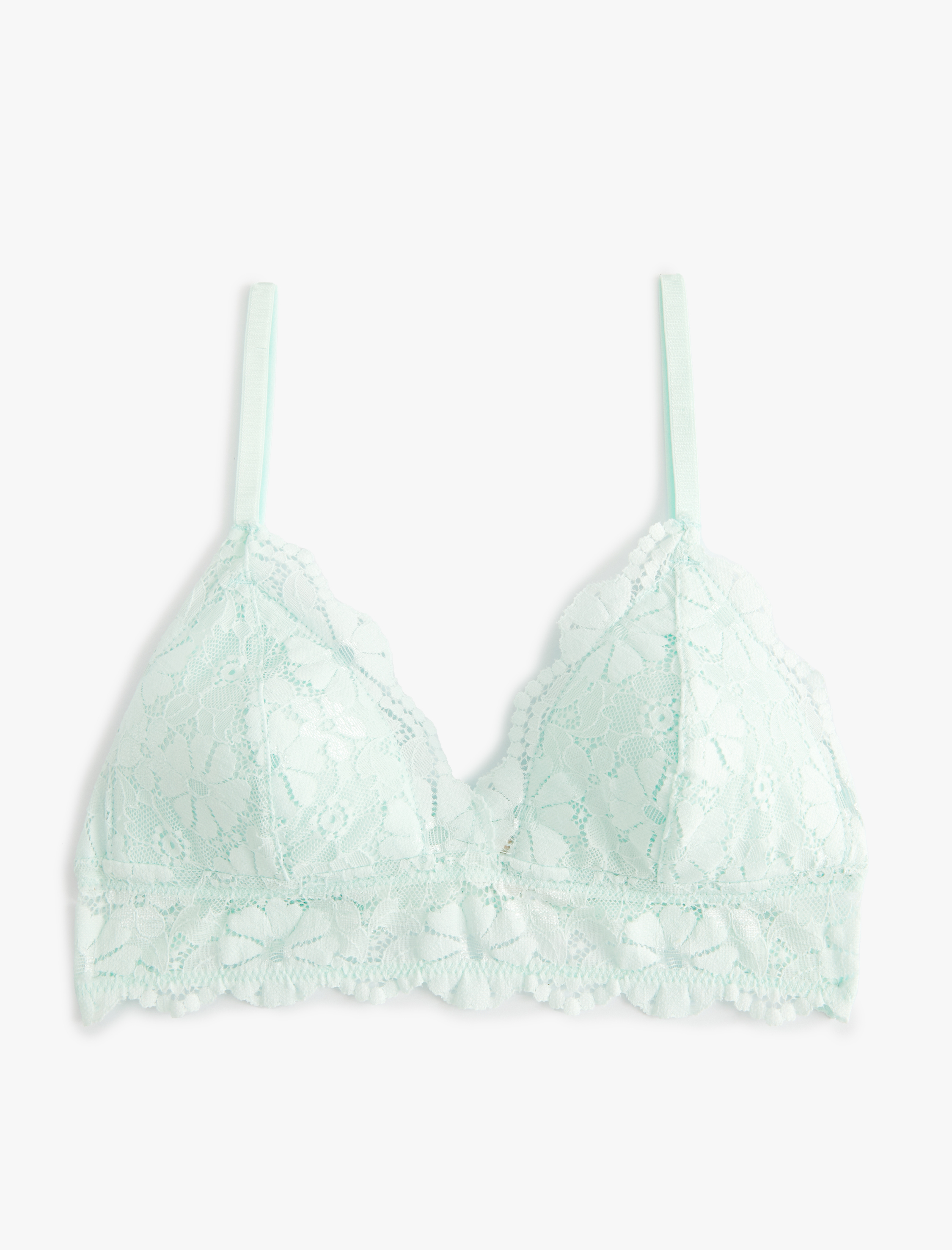 Dantelli Bralet Dolgusuz Balensiz Kaplı