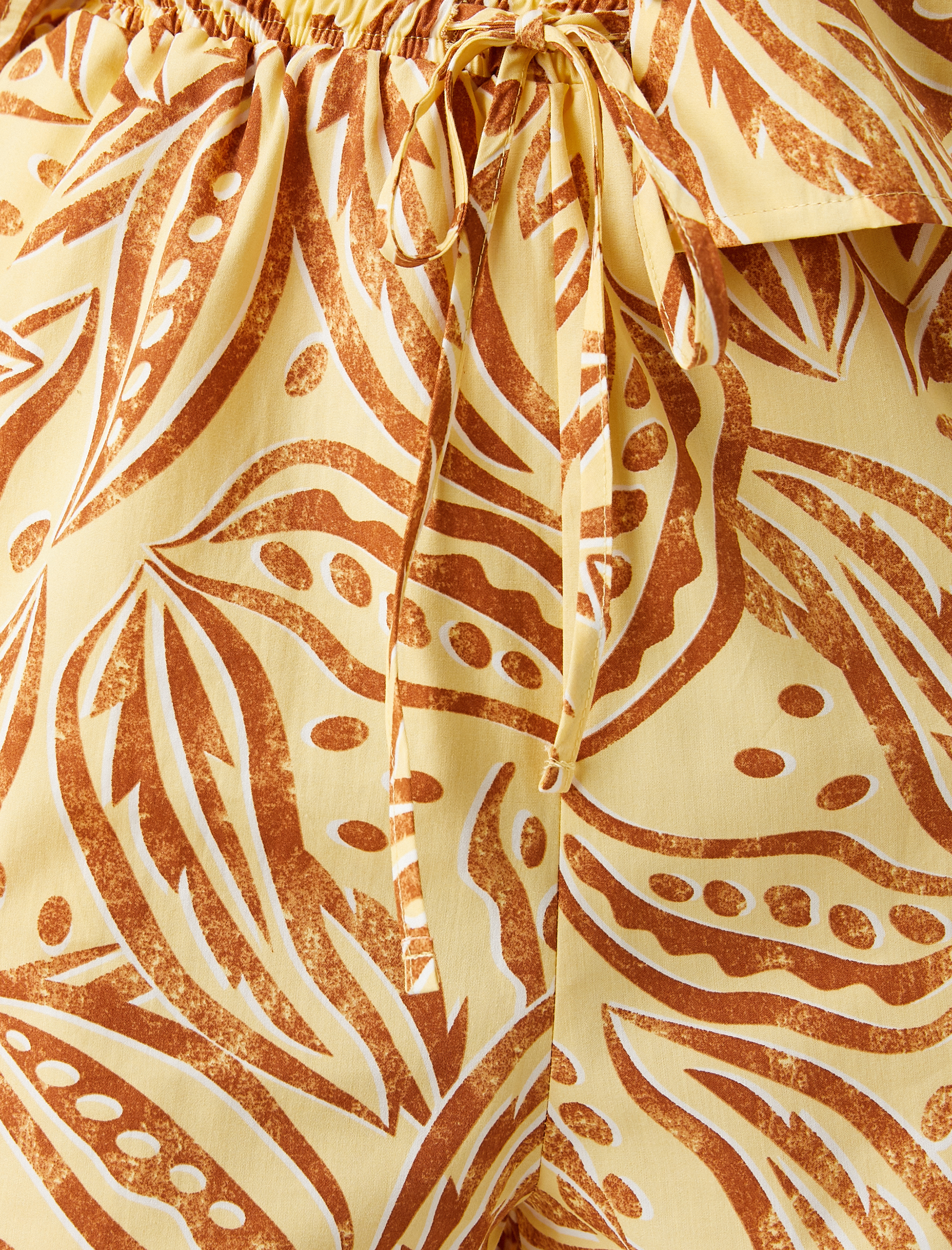   Desenli Şort Pamuklu