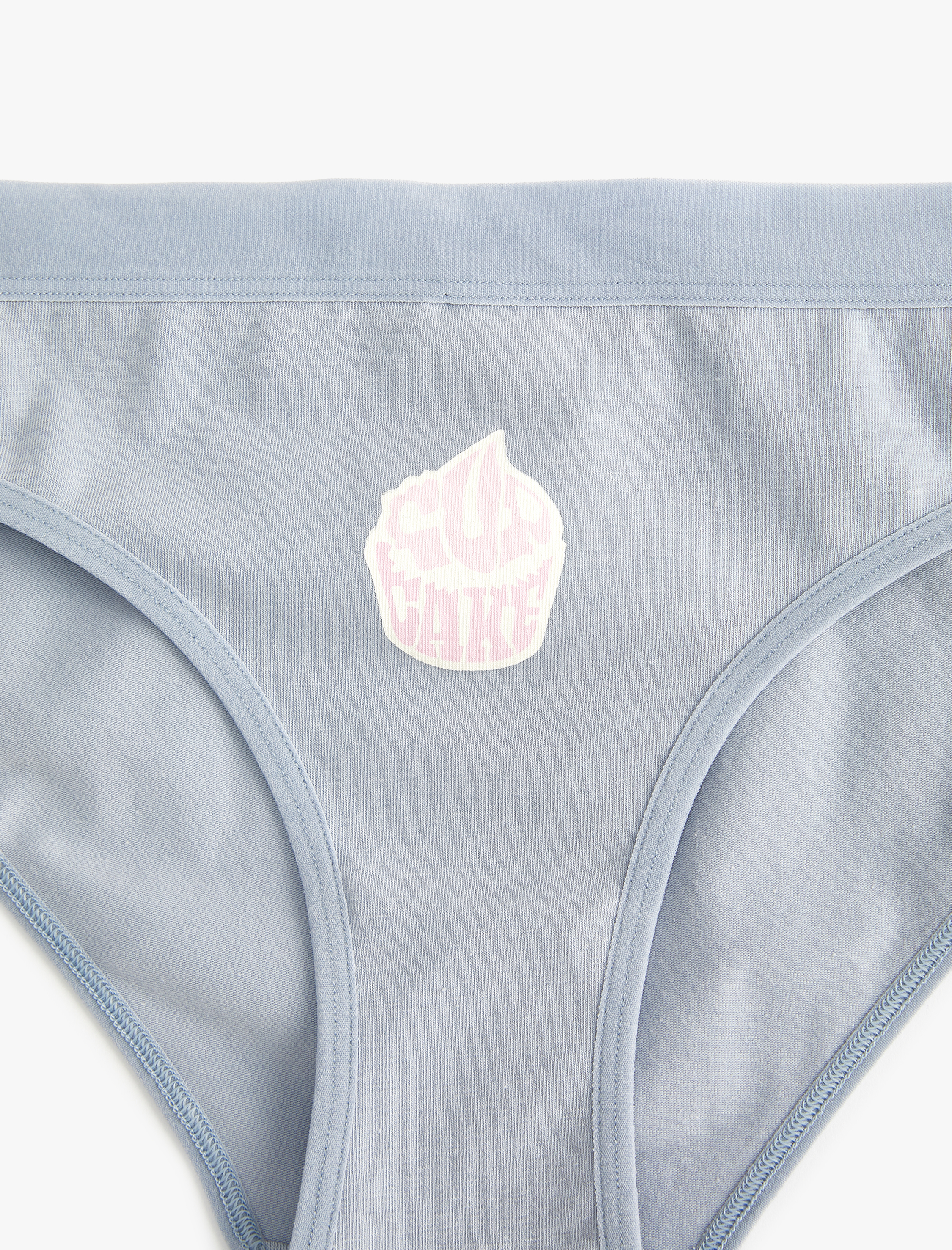   Brief Külot Cupcake Baskılı Pamuklu