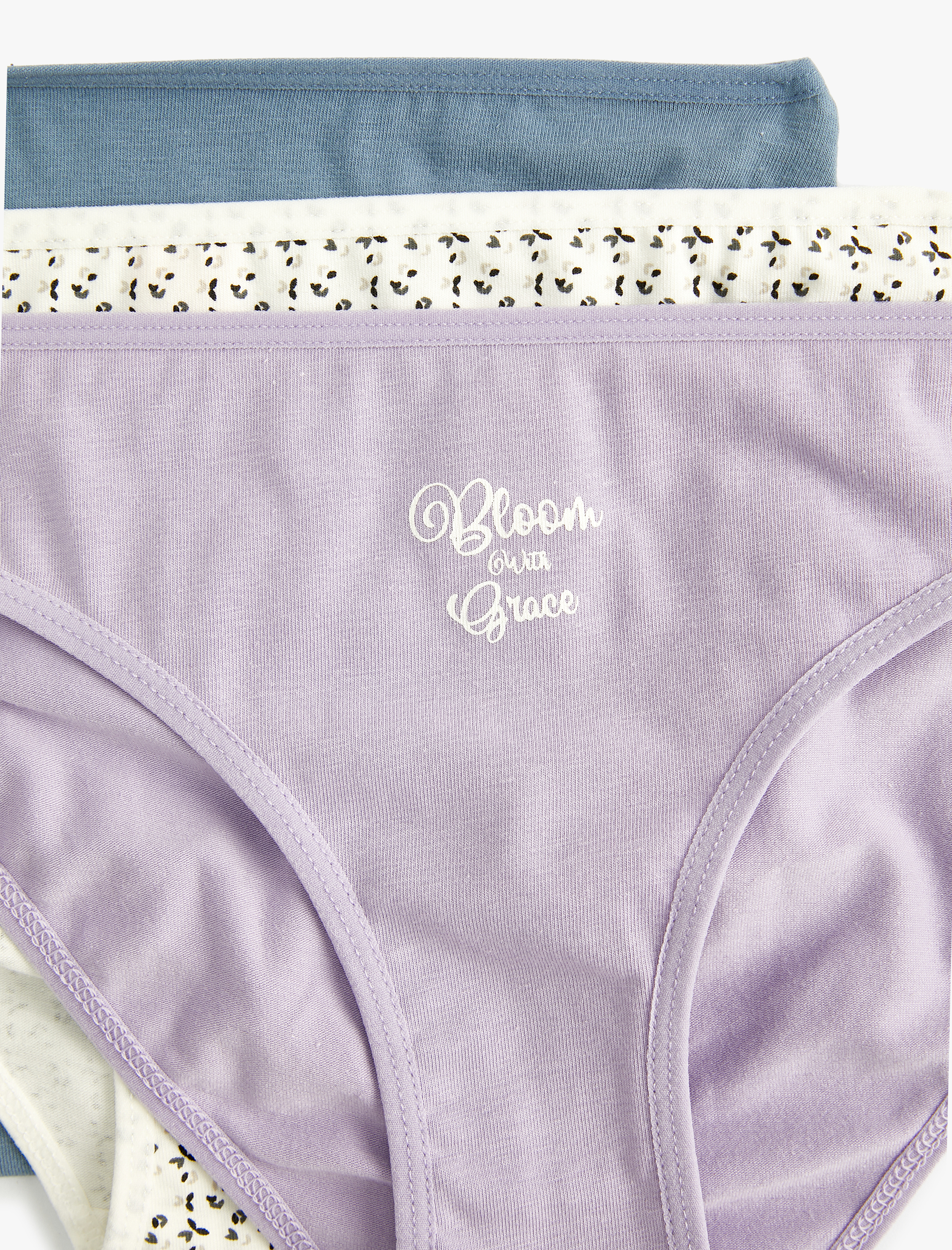   Brief Külot 3'lü Paket Baskılı Pamuklu