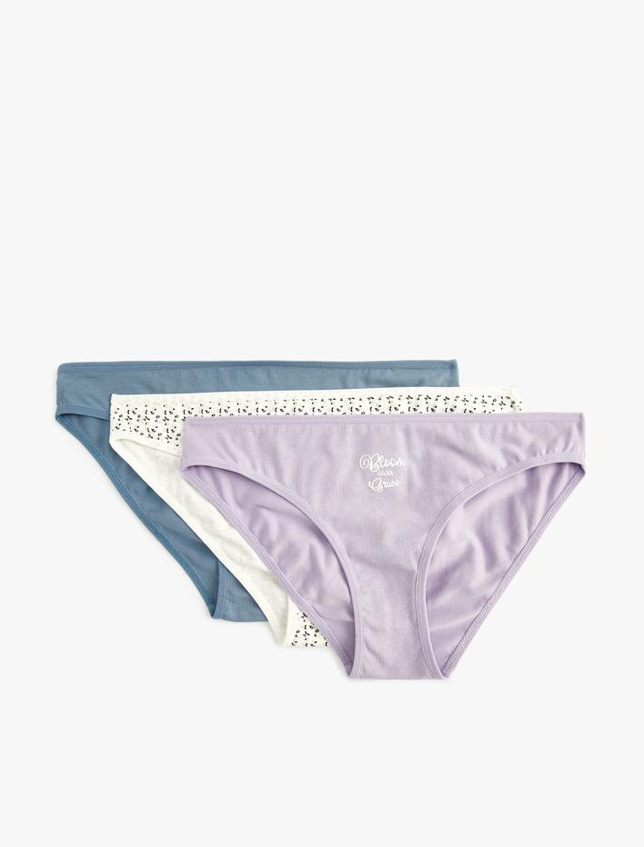  Brief Külot 3'lü Paket Baskılı Pamuklu