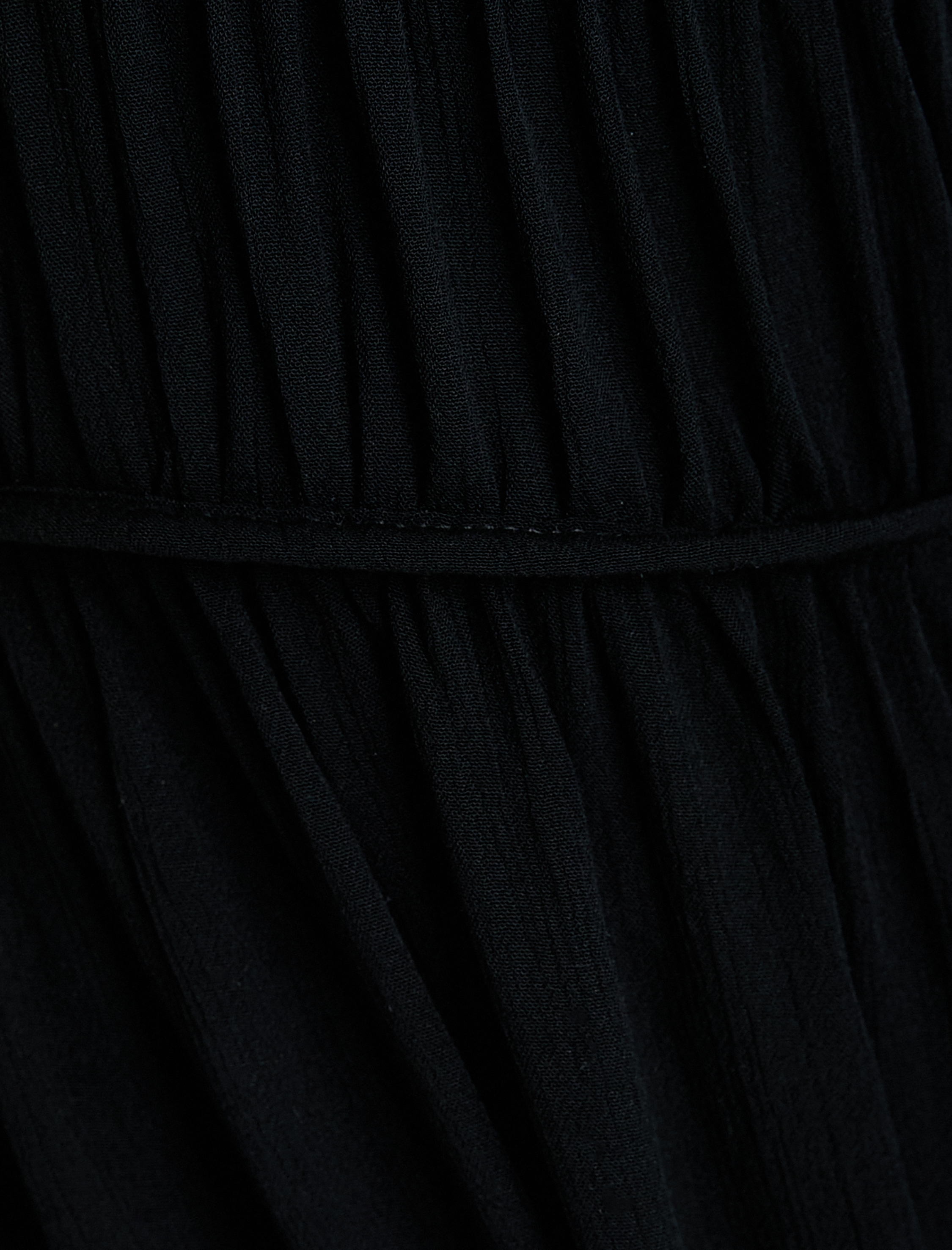   Uzun Kimono Plaj Elbisesi Bağlama Detaylı Viskoz Kumaş