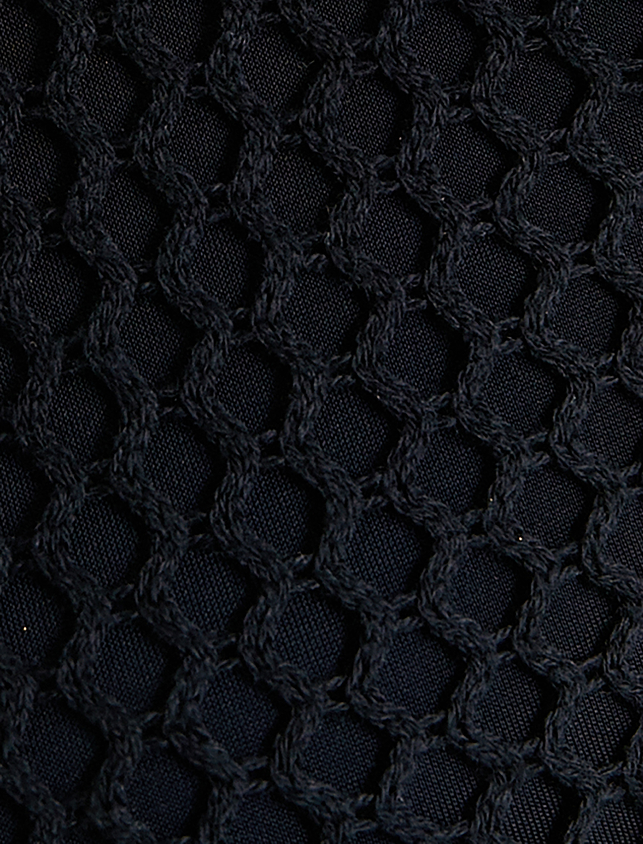 Oversize File Büstiyer Crop Uzun Kollu Bisiklet Yaka