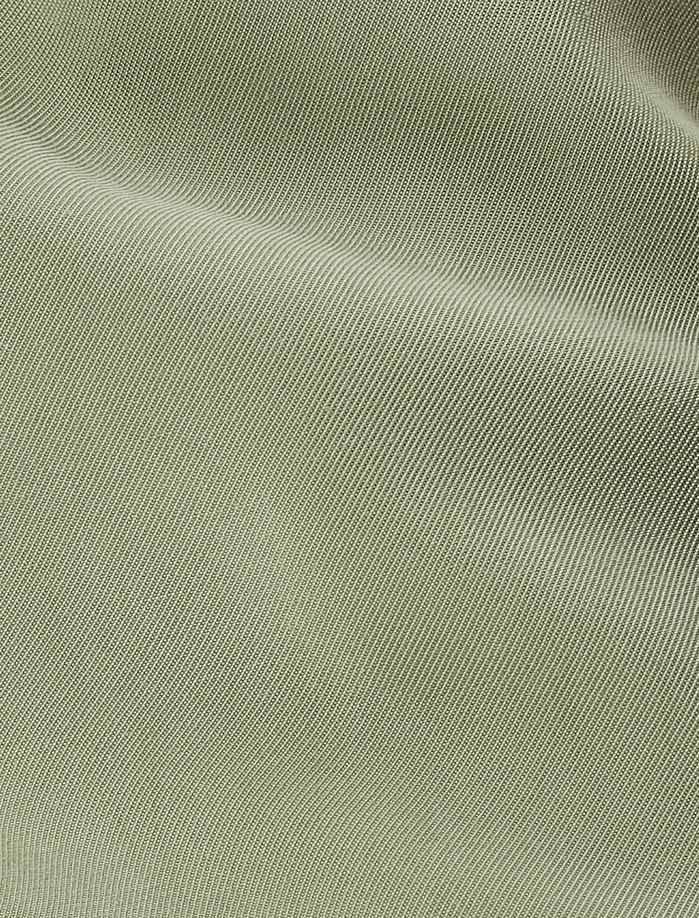 Bermuda Şort Chino Beli Bağcıklı Cep Detaylı Rayon Kumaş