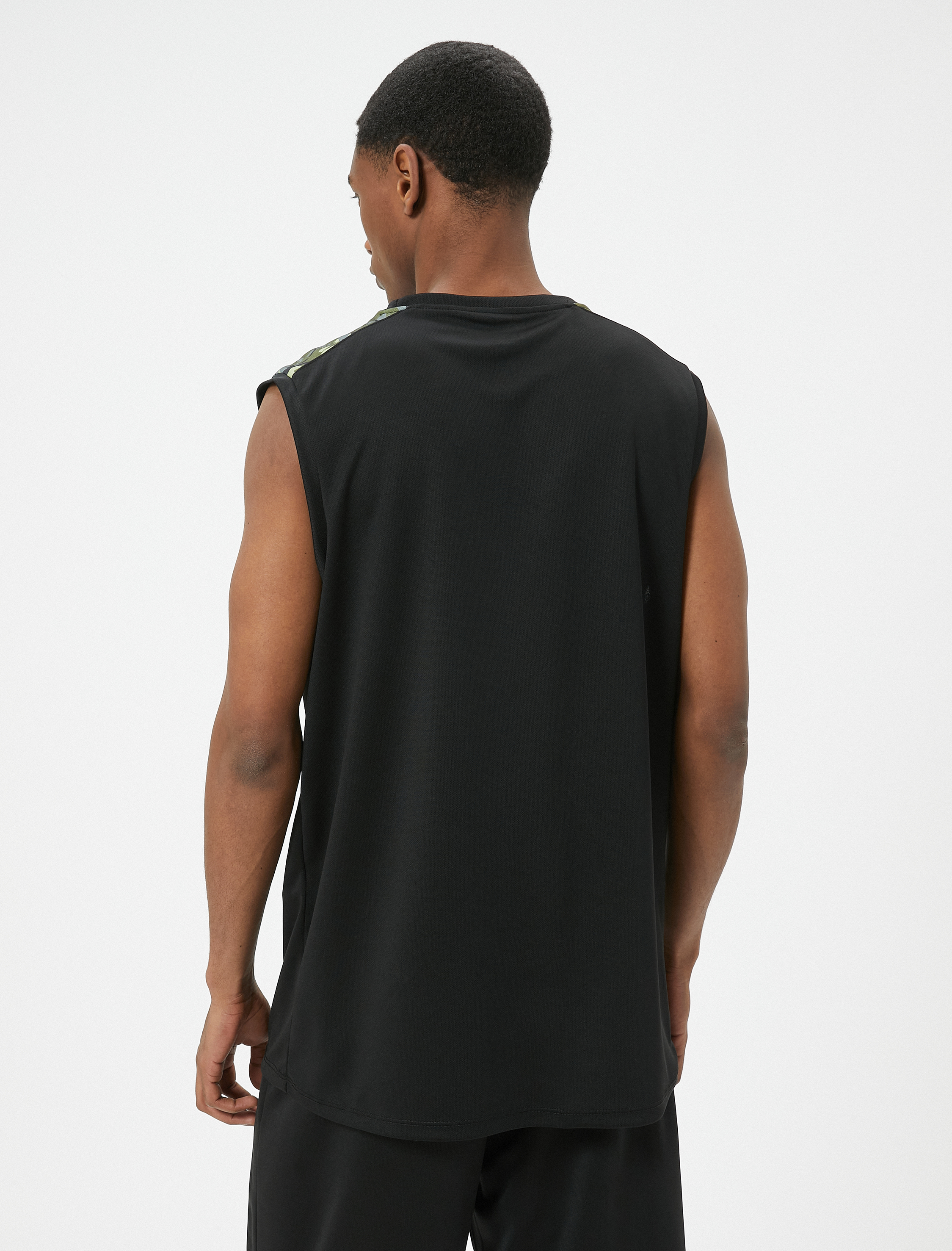   Spor Kolsuz Tişört Nefes Alabilir Kumaş Baskılı