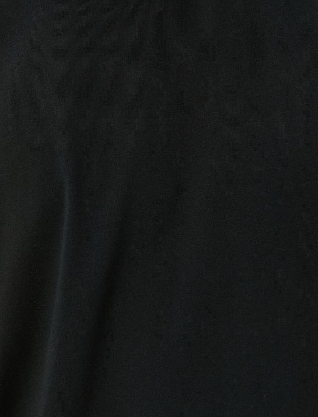 Basic Tişört Slim Fit Bisiklet Yaka Kısa Kollu Pamuklu_5