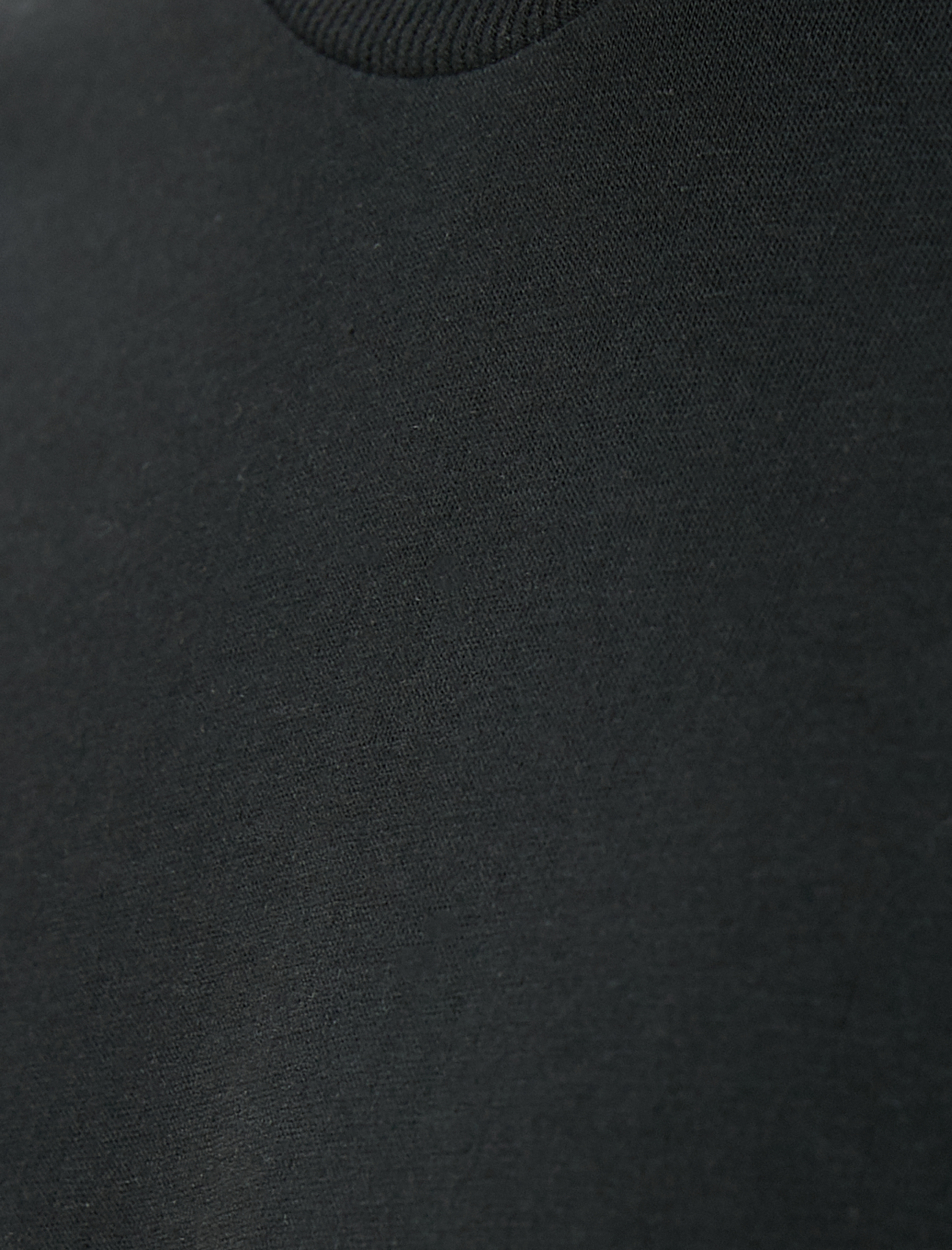   Bisiklet Yaka Tişört Şerit Detaylı Kısa Kollu Pamuklu