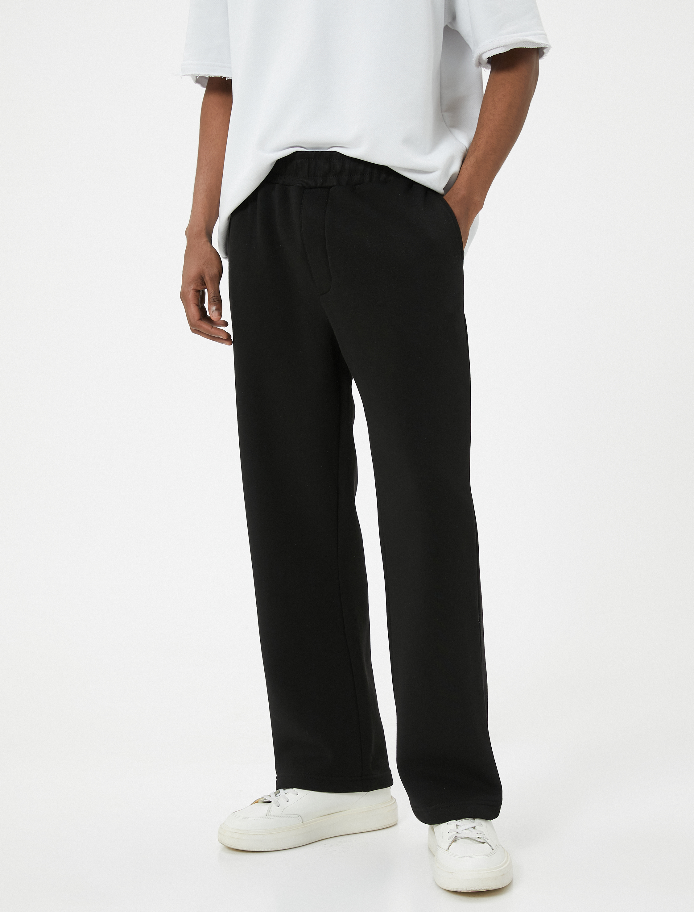 Kışlık Eşofman Altı Cep Detaylı Şardonlu