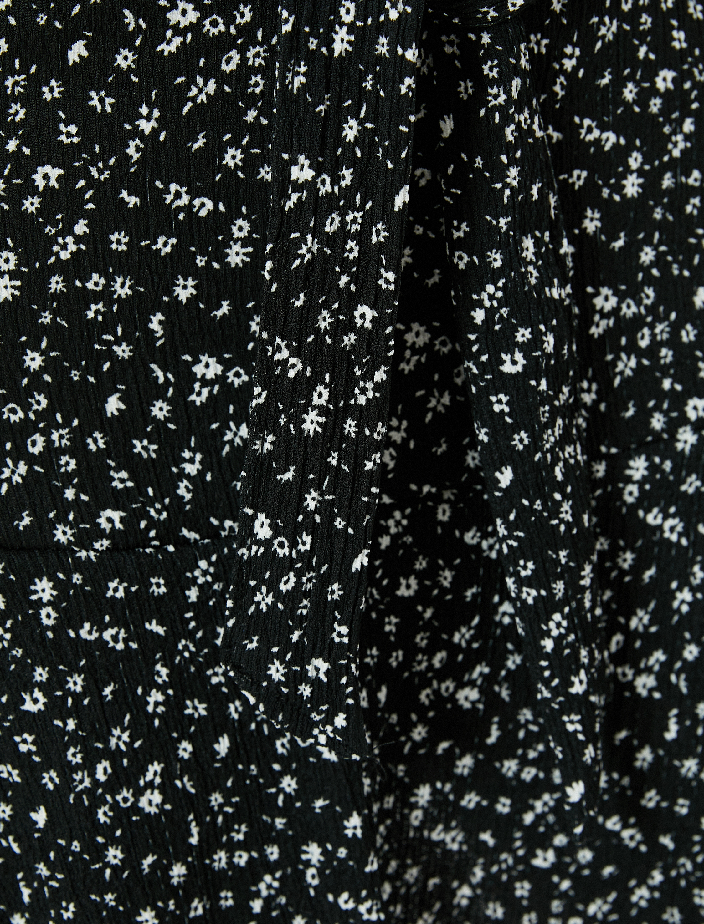   Çiçekli Şort Etek Rahat Kalıp Bürümcük