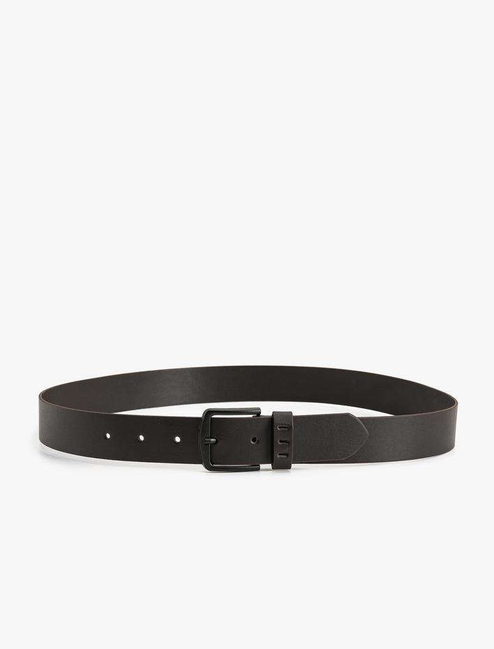 Erkek Suni Deri Kemer