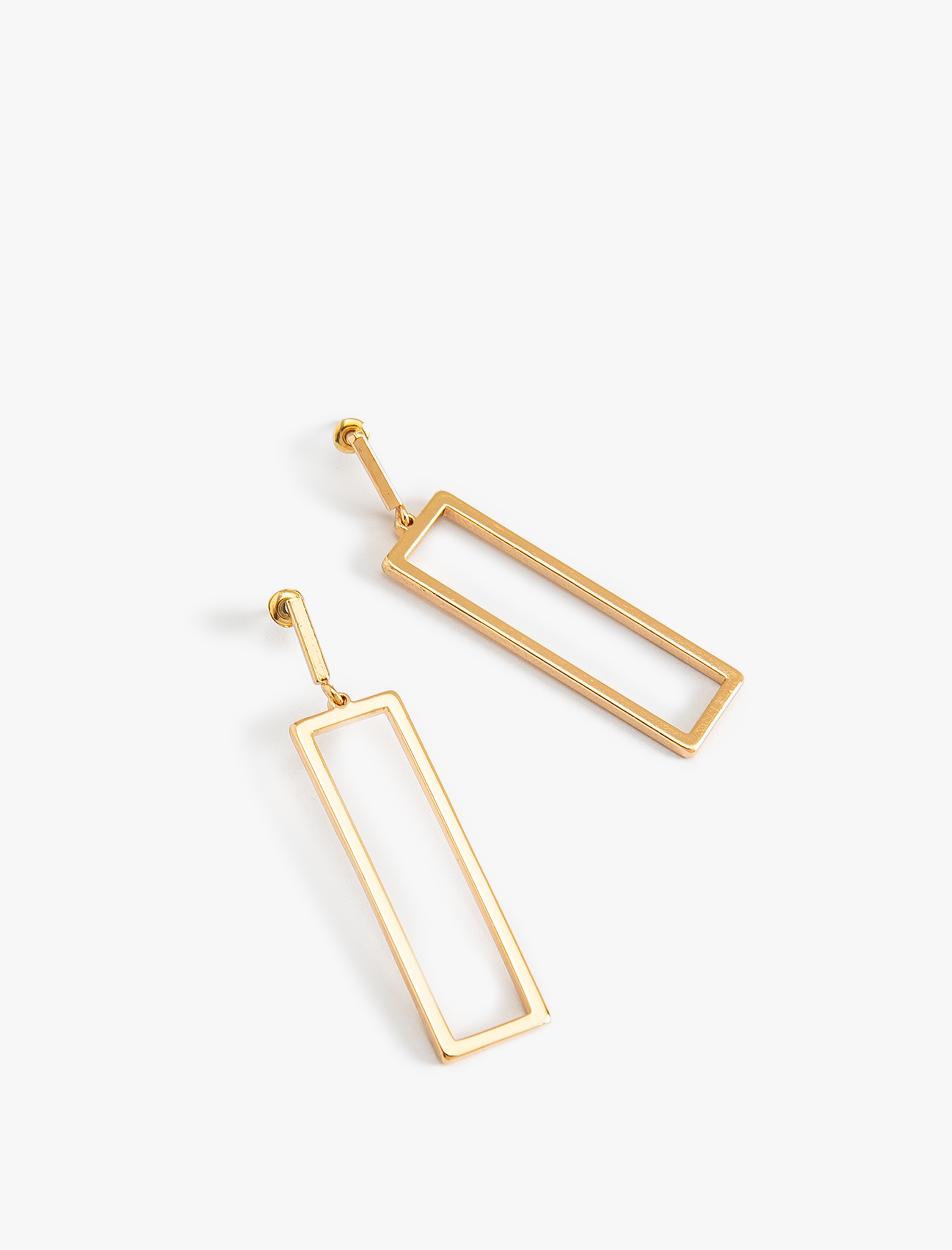  Kadın Çelik Geometrik Küpe Sallantılı