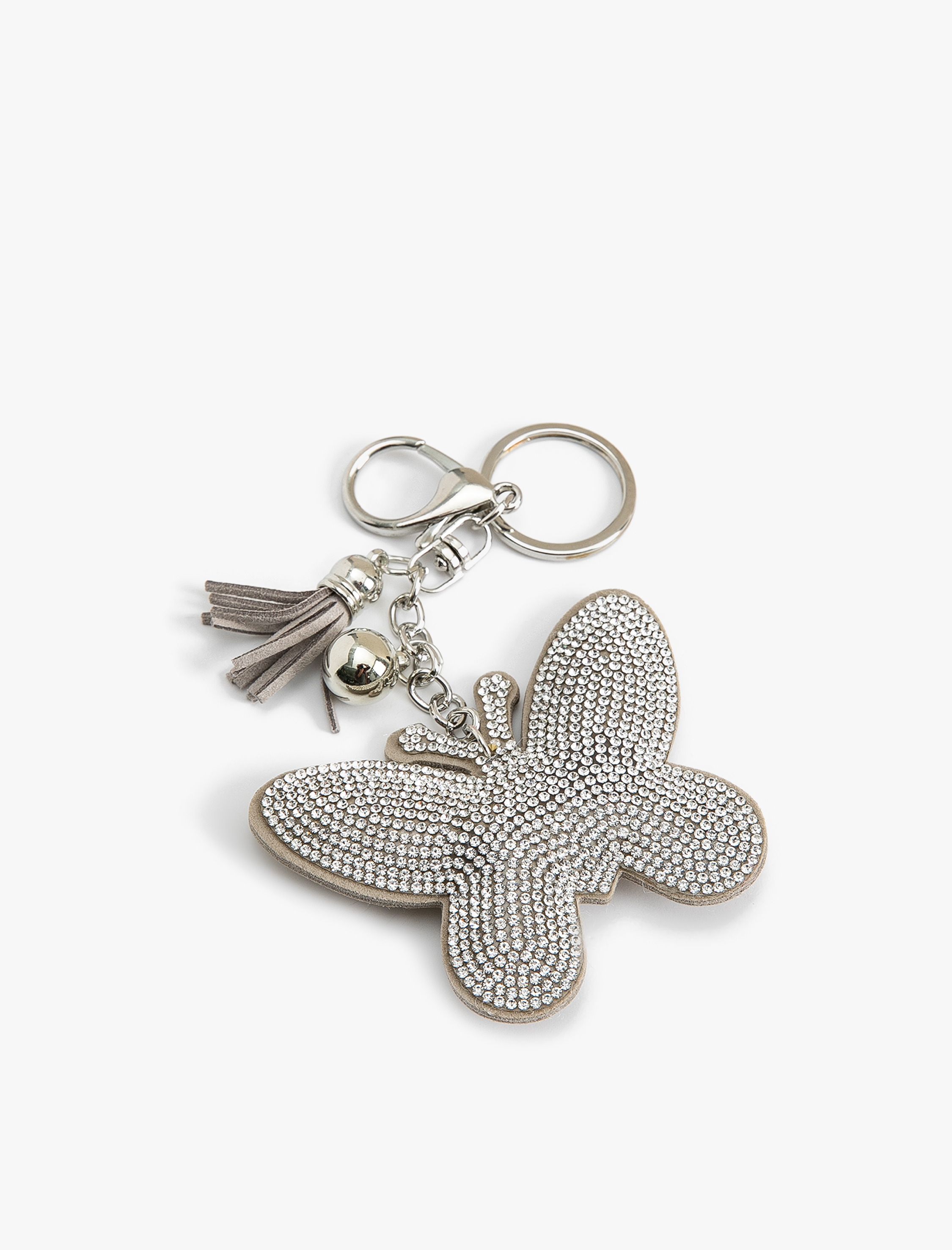  Kadın Taşlı Kelebek Anahtarlık