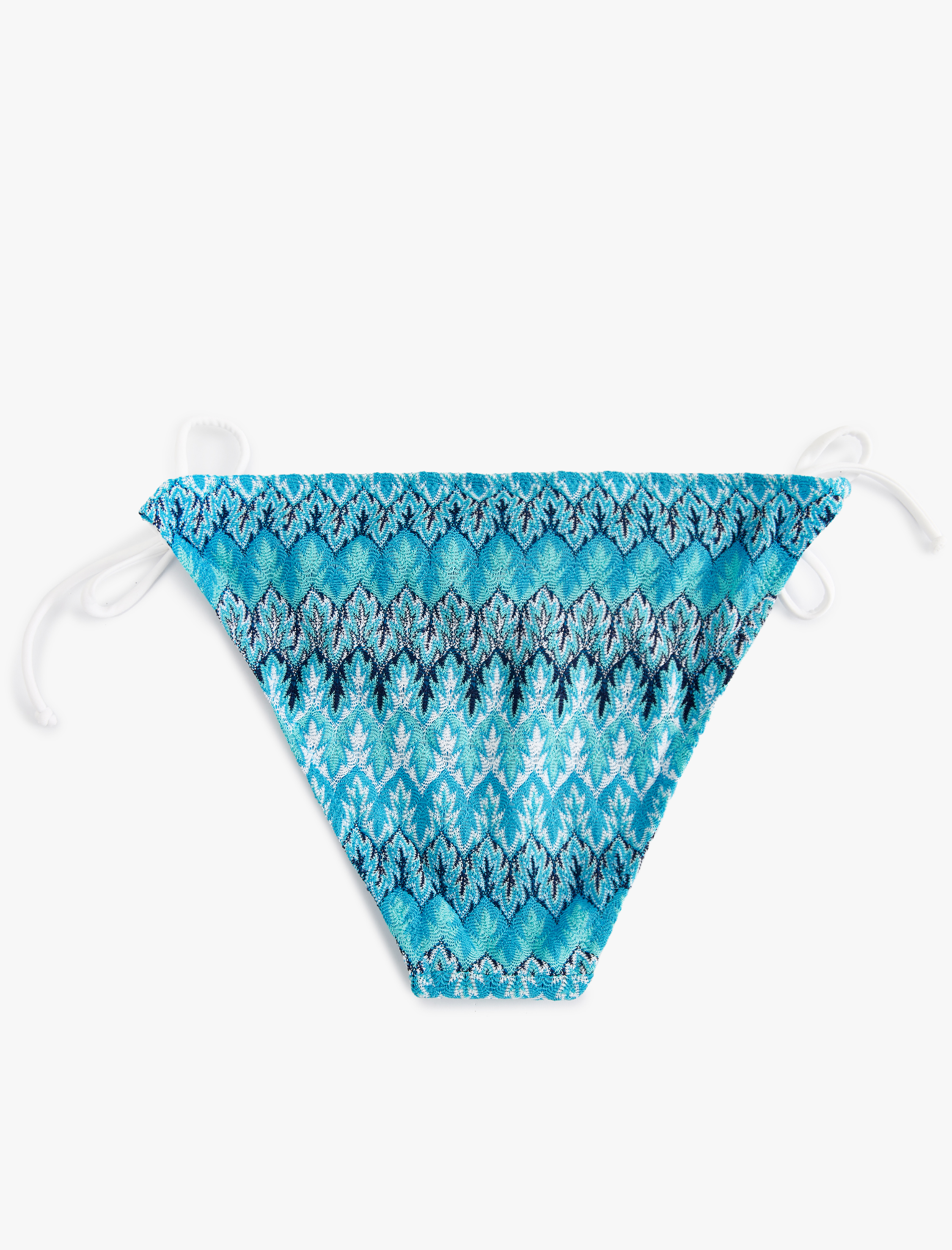   Brazilian Bikini Altı Desenli Yanları Bağlama Detaylı