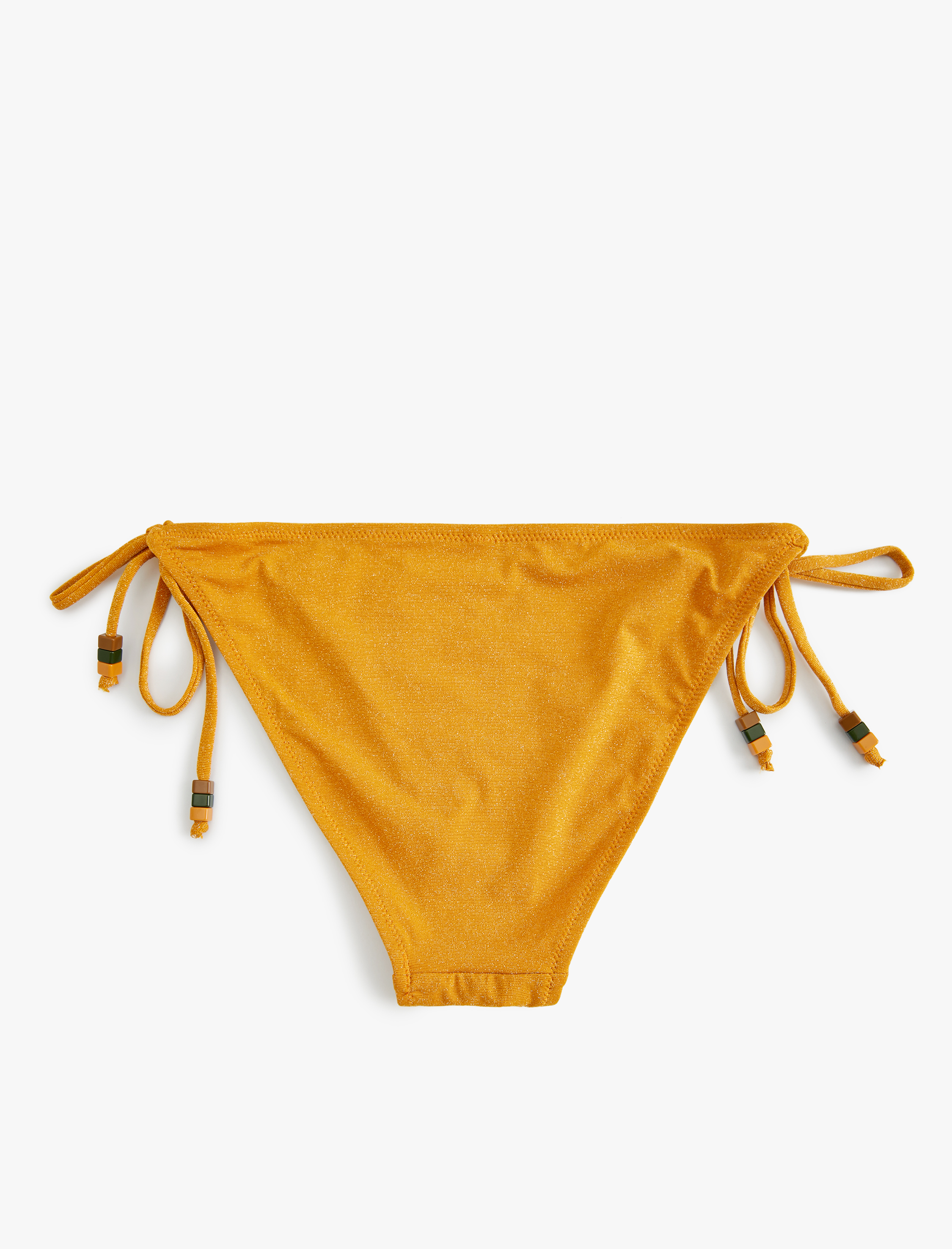   Parlak Brazilian Bikini Altı Yanları Bağlama Detaylı