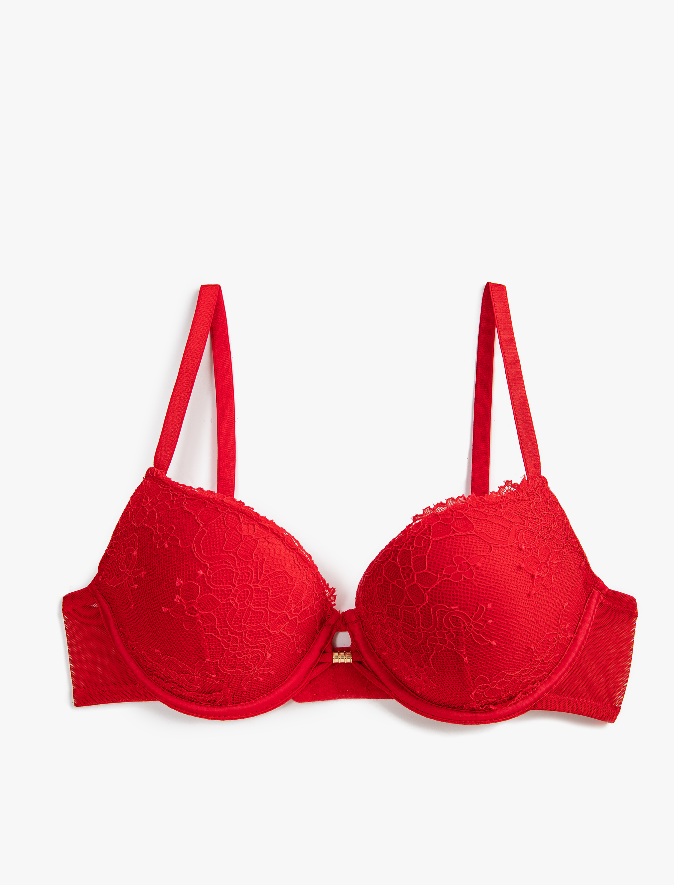   Ekstra Dolgulu Sütyen Dantelli Destekli Balenli Kaplı