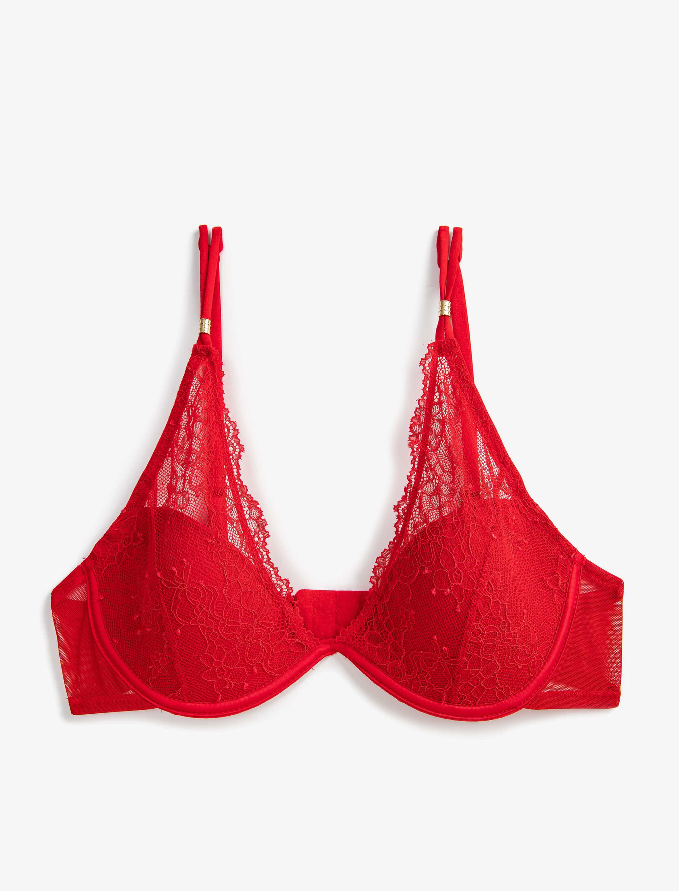   Balenli Sütyen Dolgusuz Desteksiz Dantelli