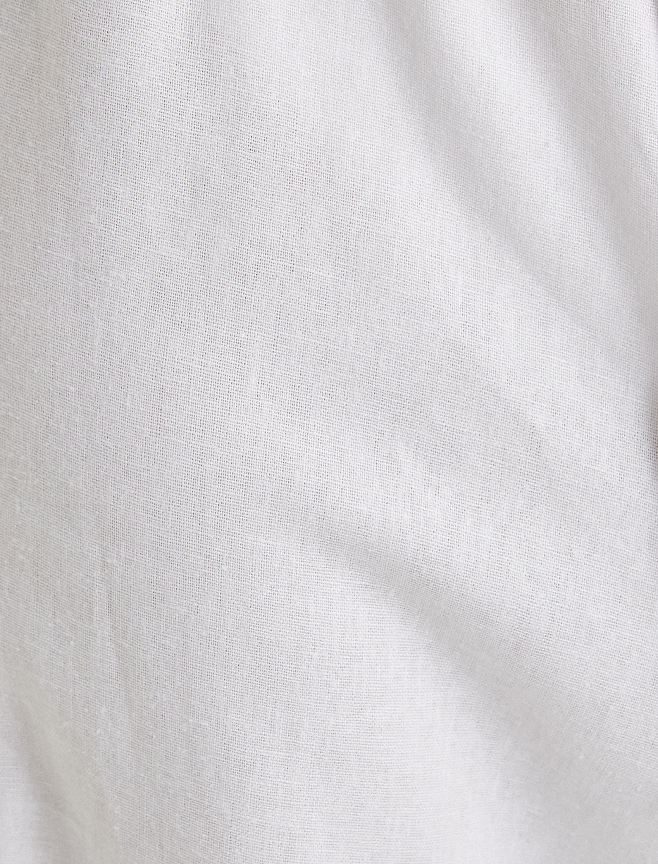   Bol Paça Keten Pantolon Beli Bağlamalı Rahat Kalıp