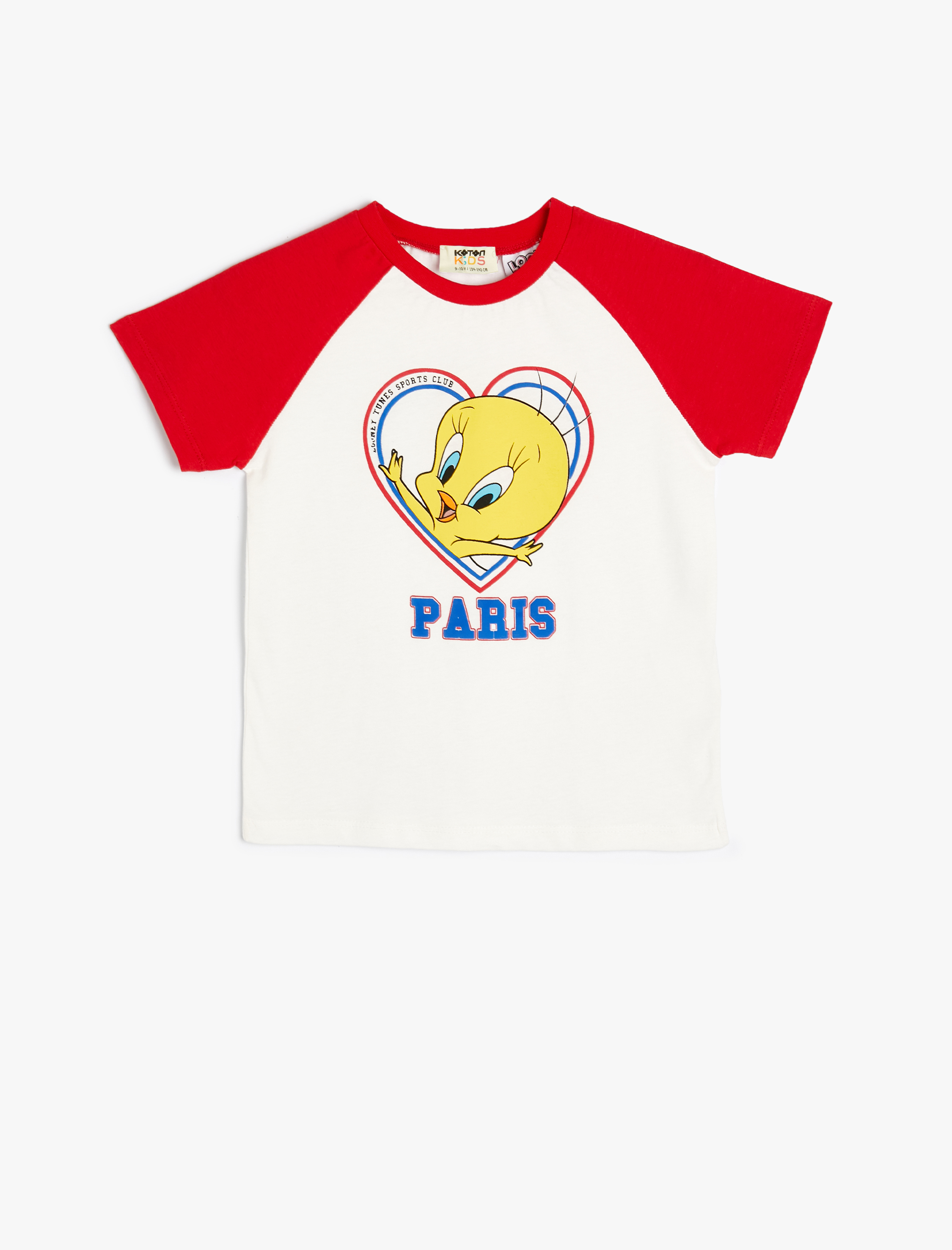 Koton Kız Bebek Tweety Tişört Lisanslı Baskılı Kısa Kollu Pamuklu -1