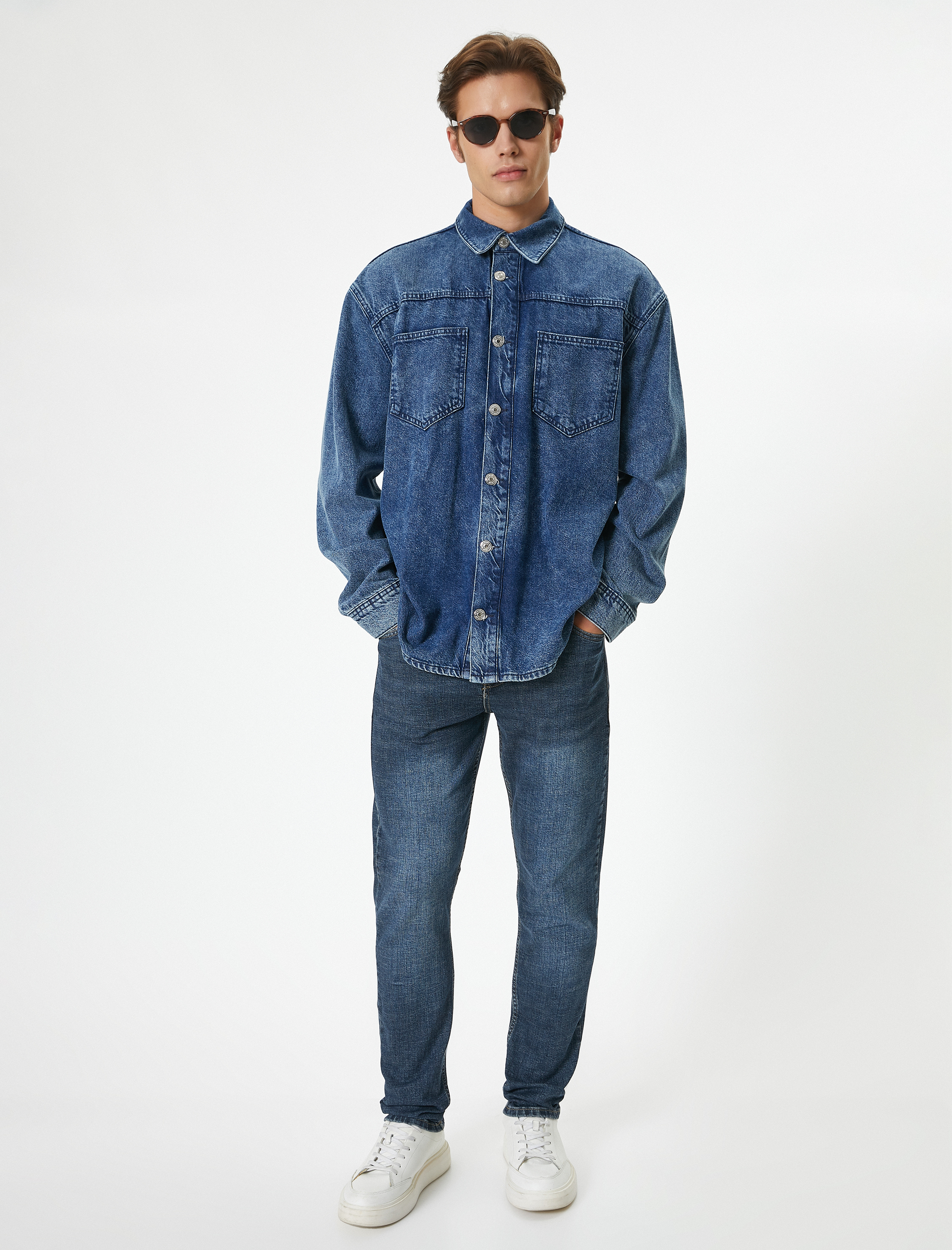   Slim Fit Kot Pantolon - Brad Jean