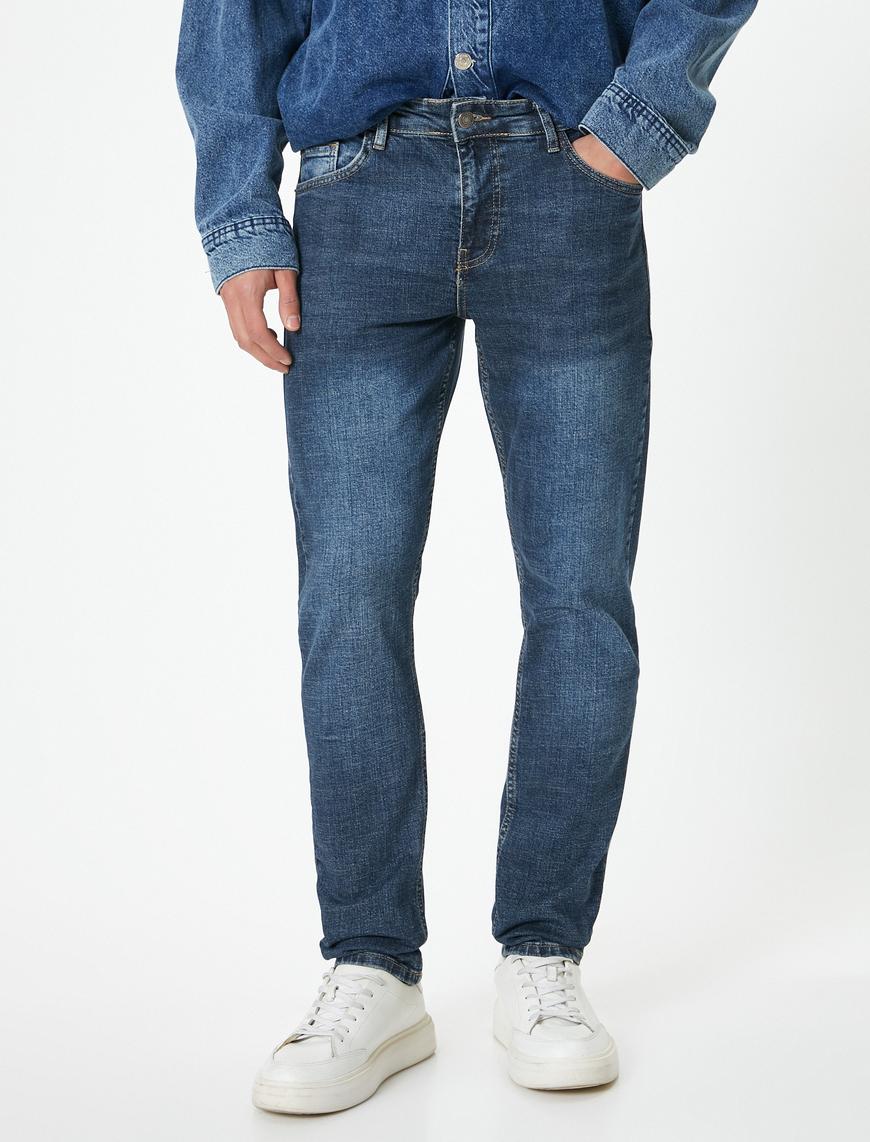   Slim Fit Kot Pantolon - Brad Jean