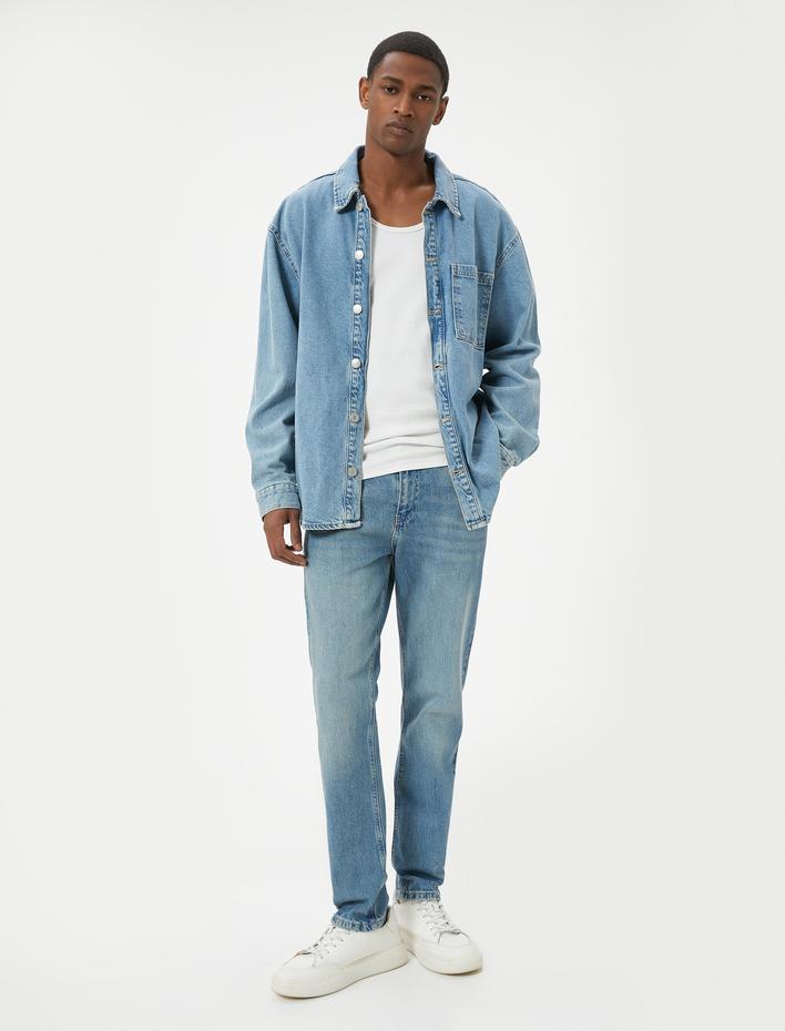  Slim Fit Kot Pantolon - Brad Jean