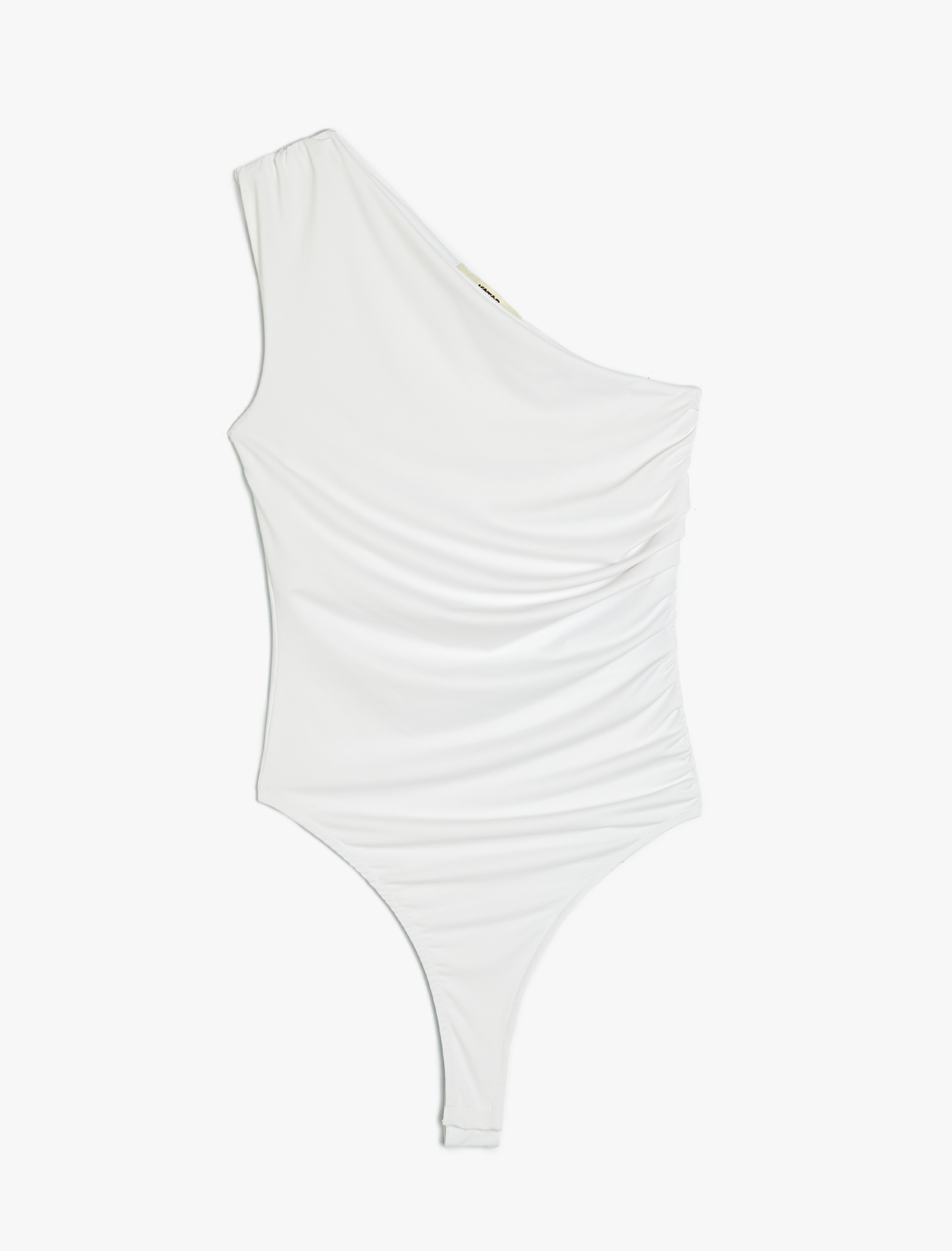 Tek Omuz Üst Drapeli Slim Fit