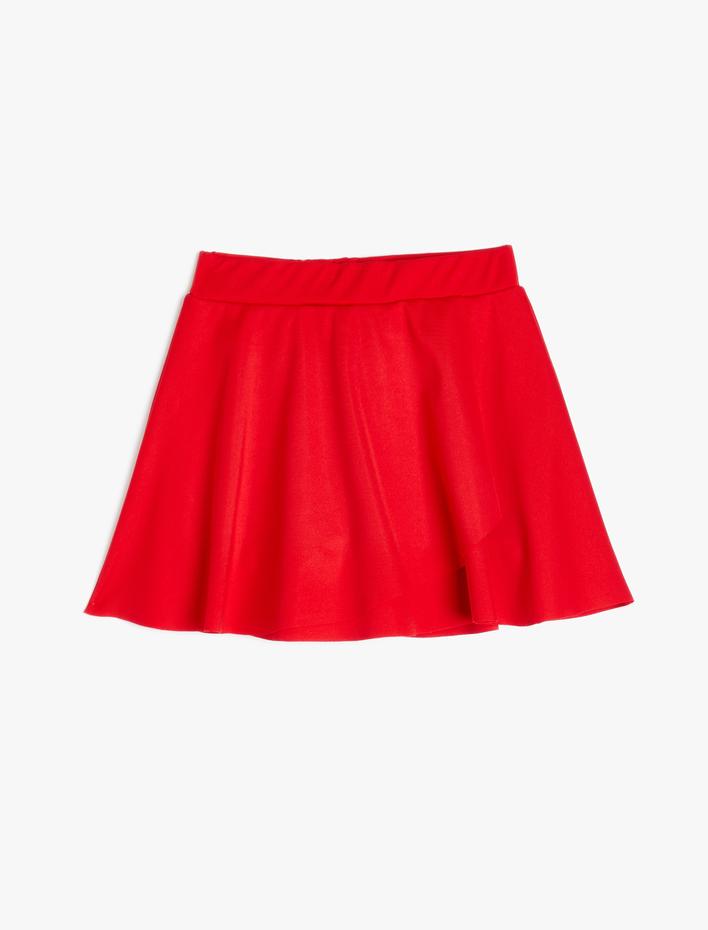 Kız Çocuk Basic Mini Etek Pileli