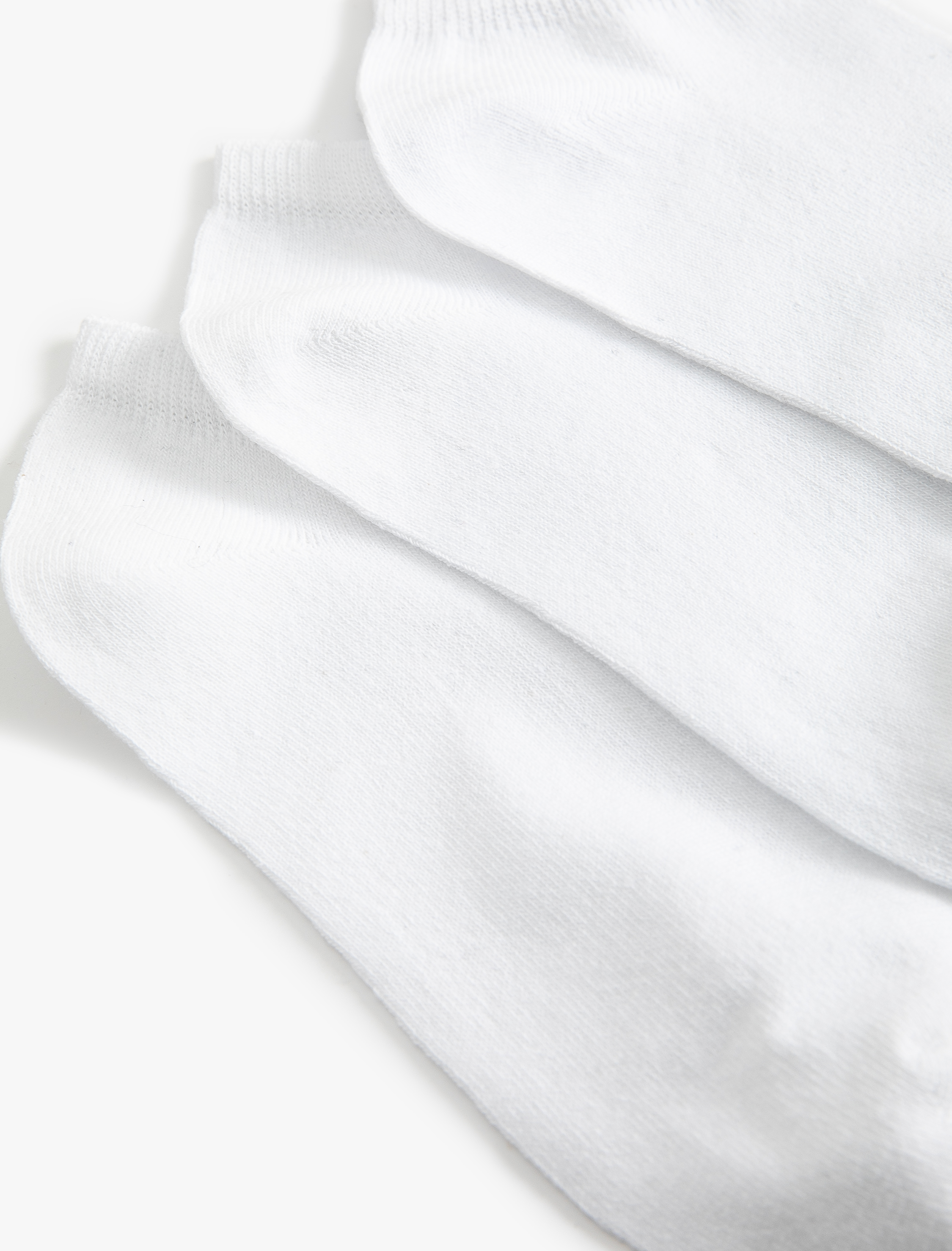  Kadın Basic Patik Çorap Seti 3'lü