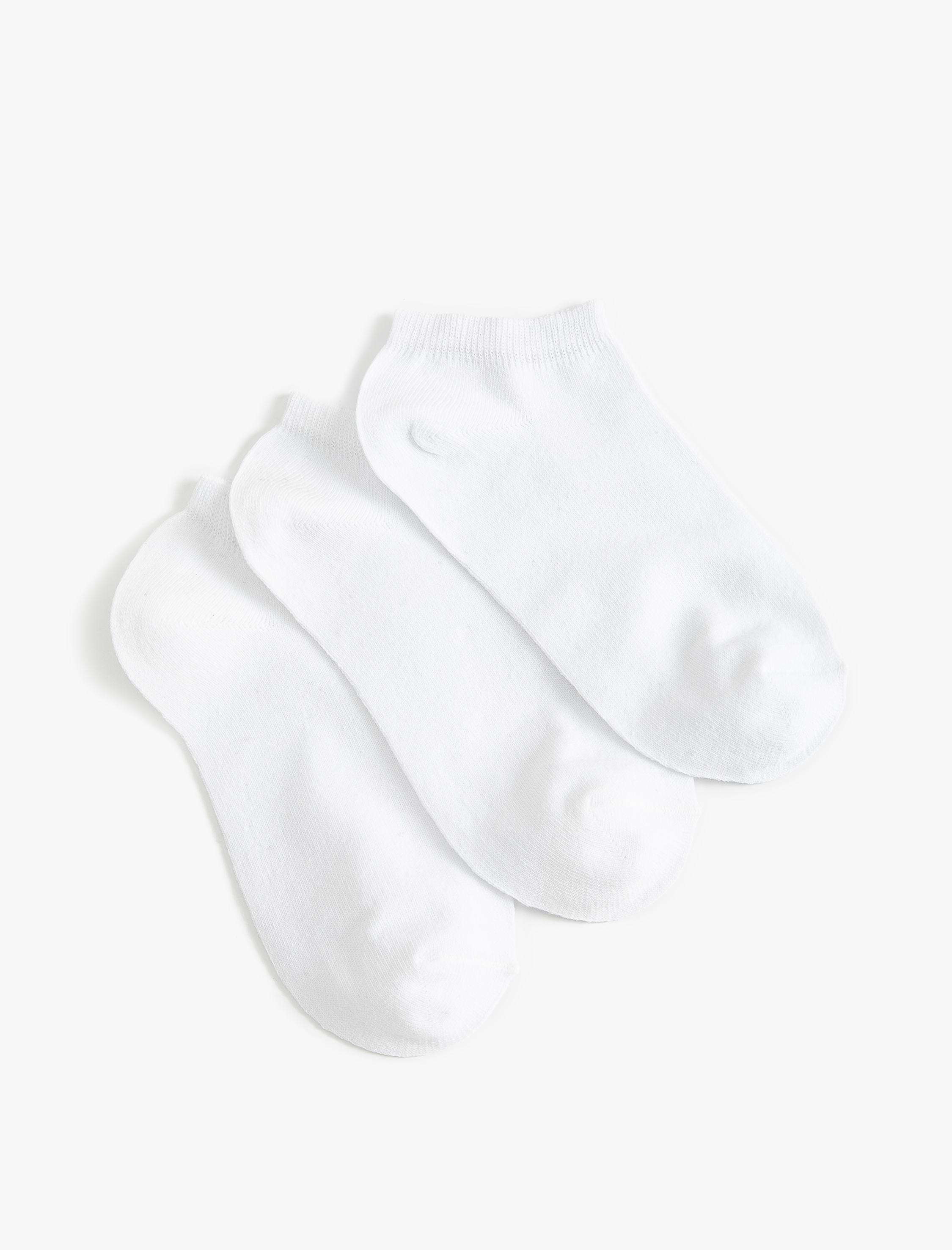  Kadın Basic Patik Çorap Seti 3'lü