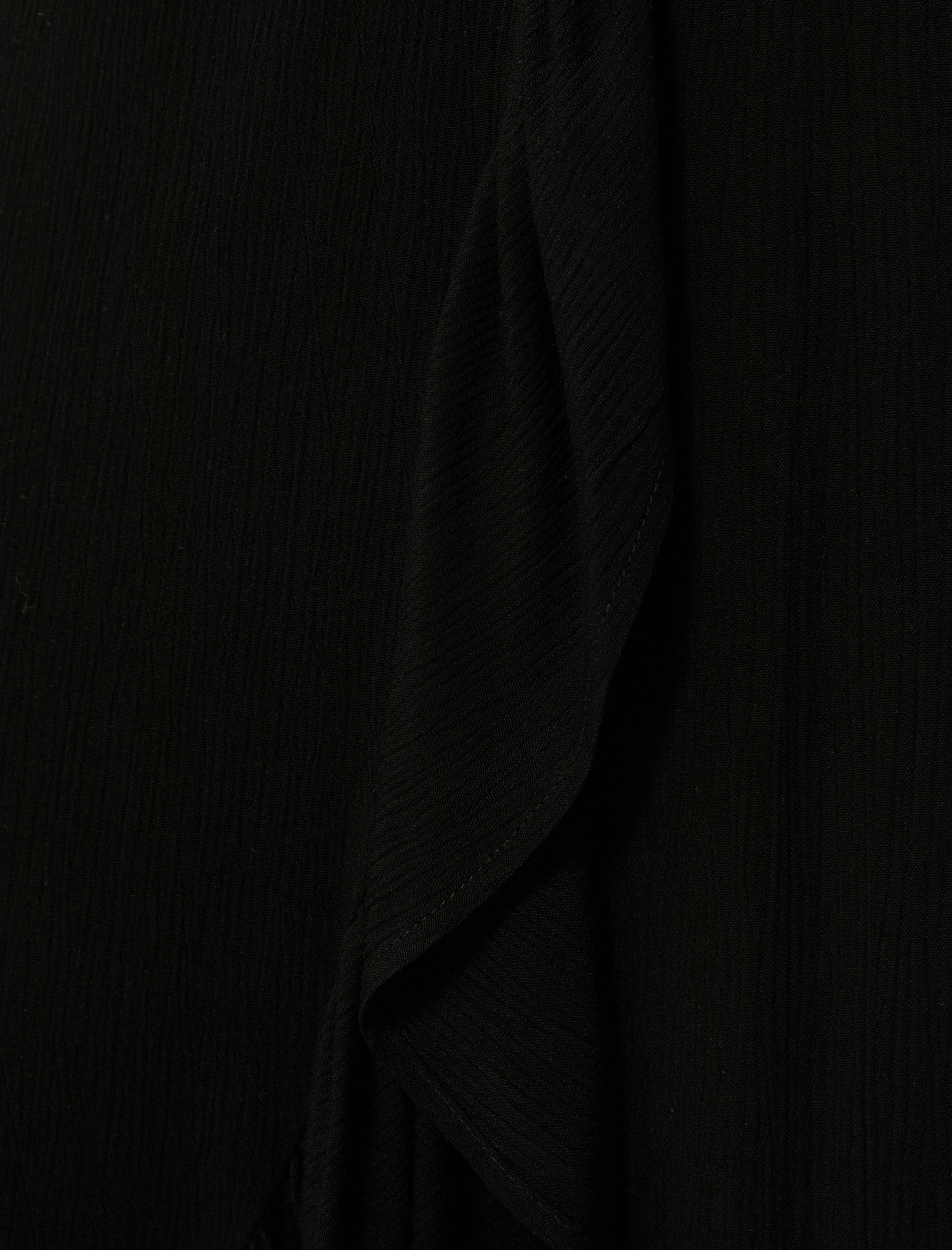   Viskon Midi Etek Fırfırlı Normal Bel