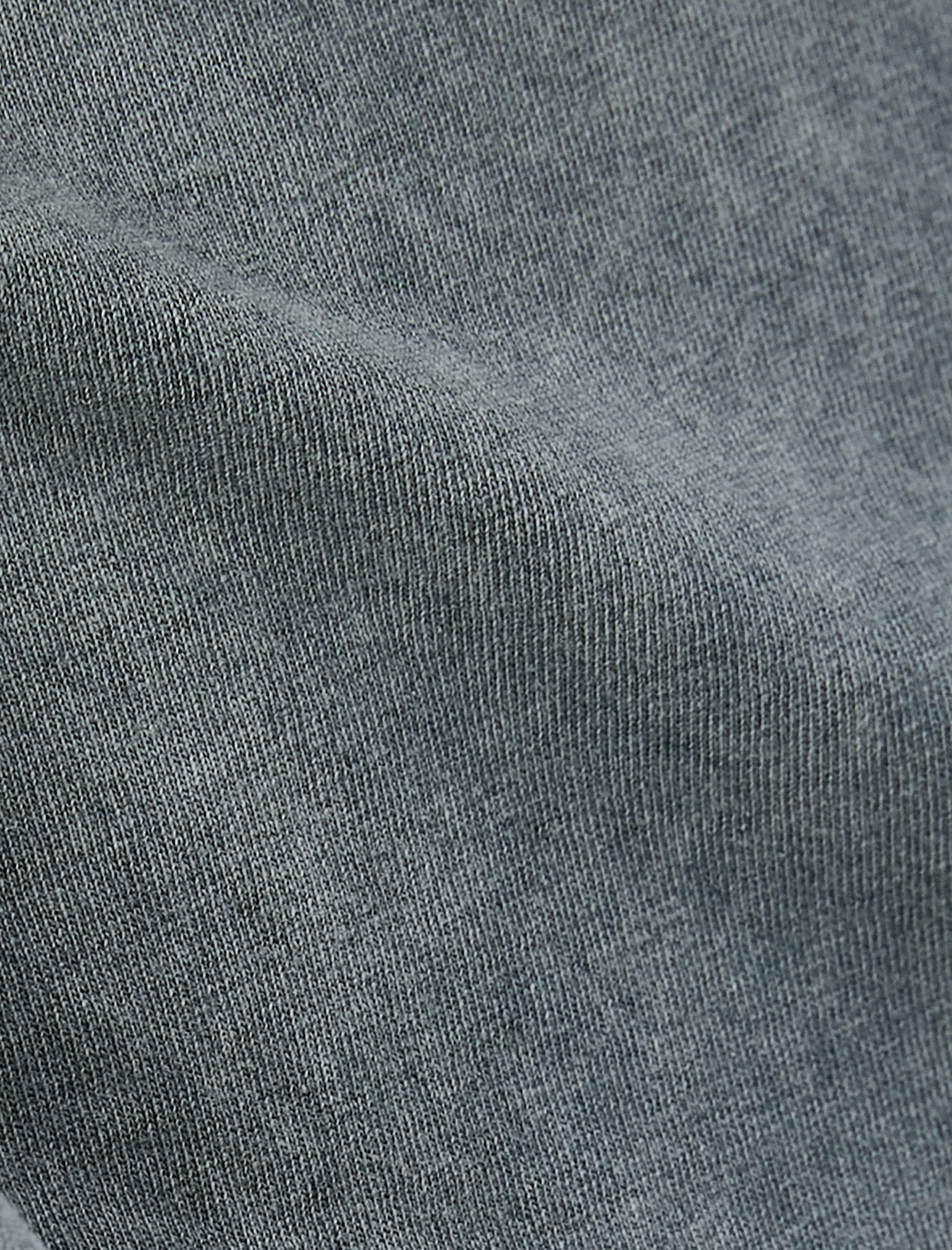   Kolsuz Tişört Drape Detaylı Yuvarlak Yaka Pamuklu