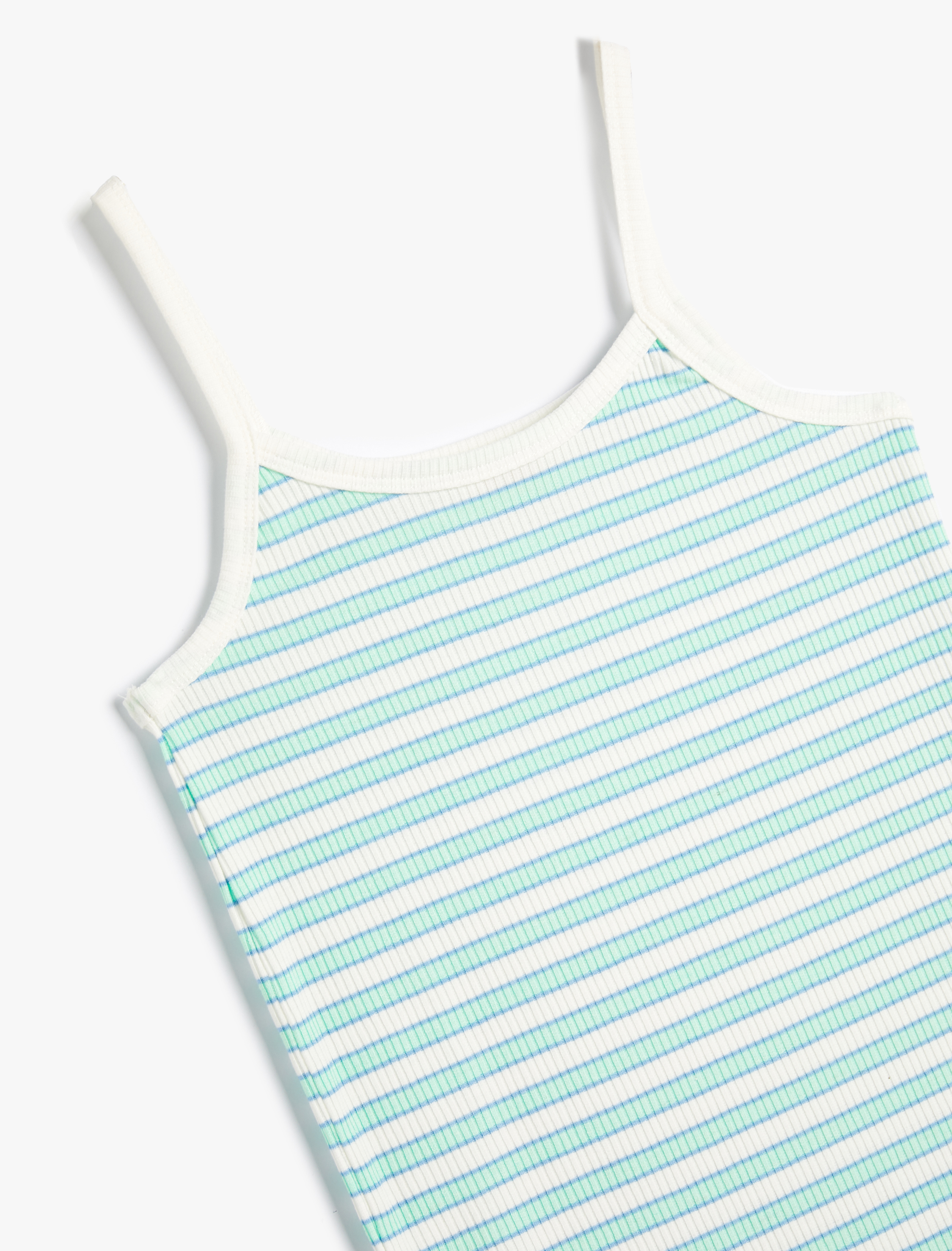  Kız Çocuk Kalem Elbise İnce Askılı Ribanalı