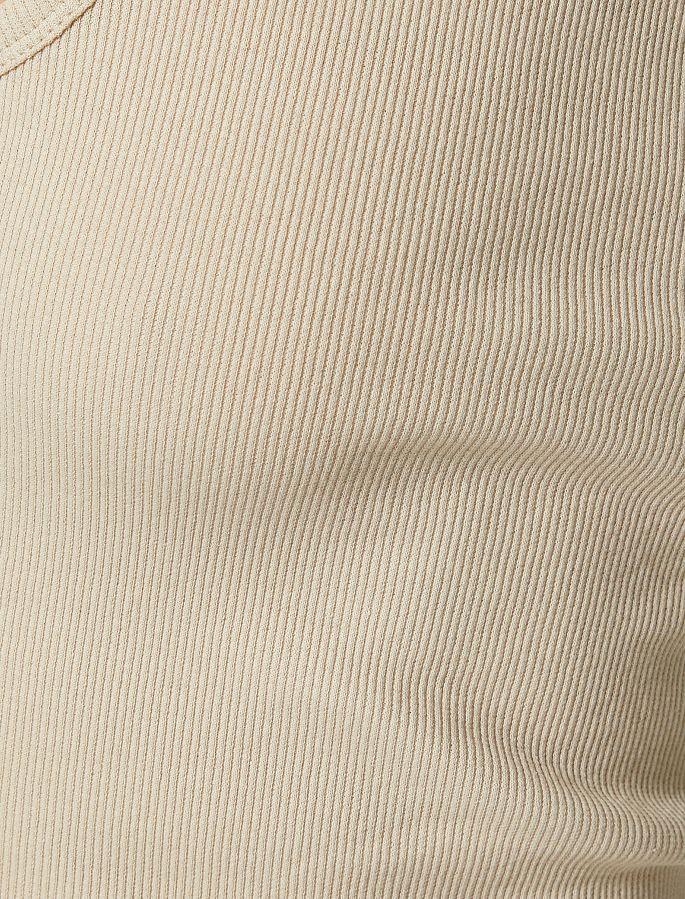   Basic Halter Yaka Atlet Ribanalı Pamuklu