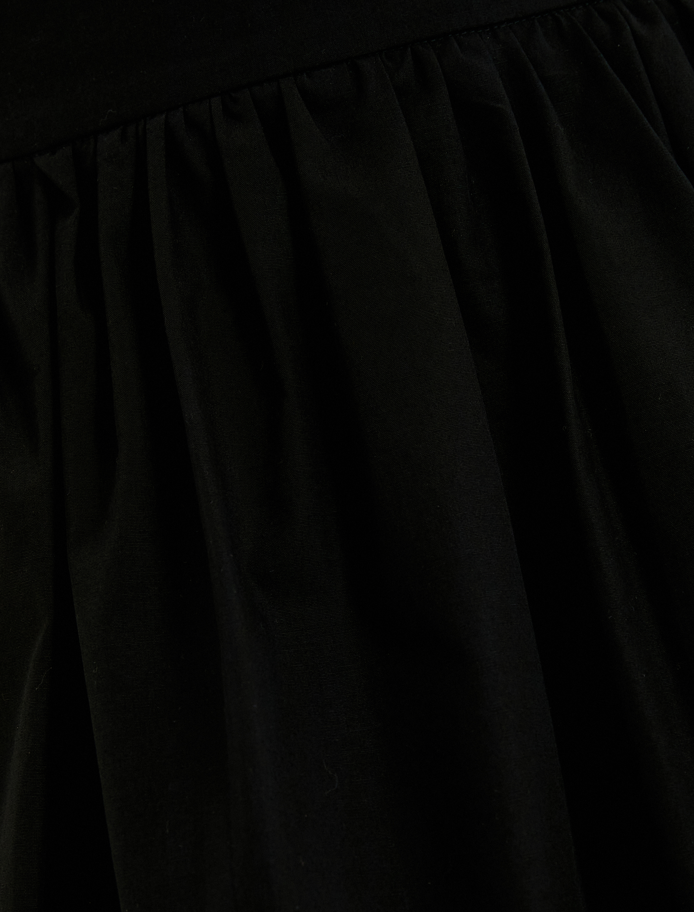   Midi Etek Yüksek Bel Pamuklu