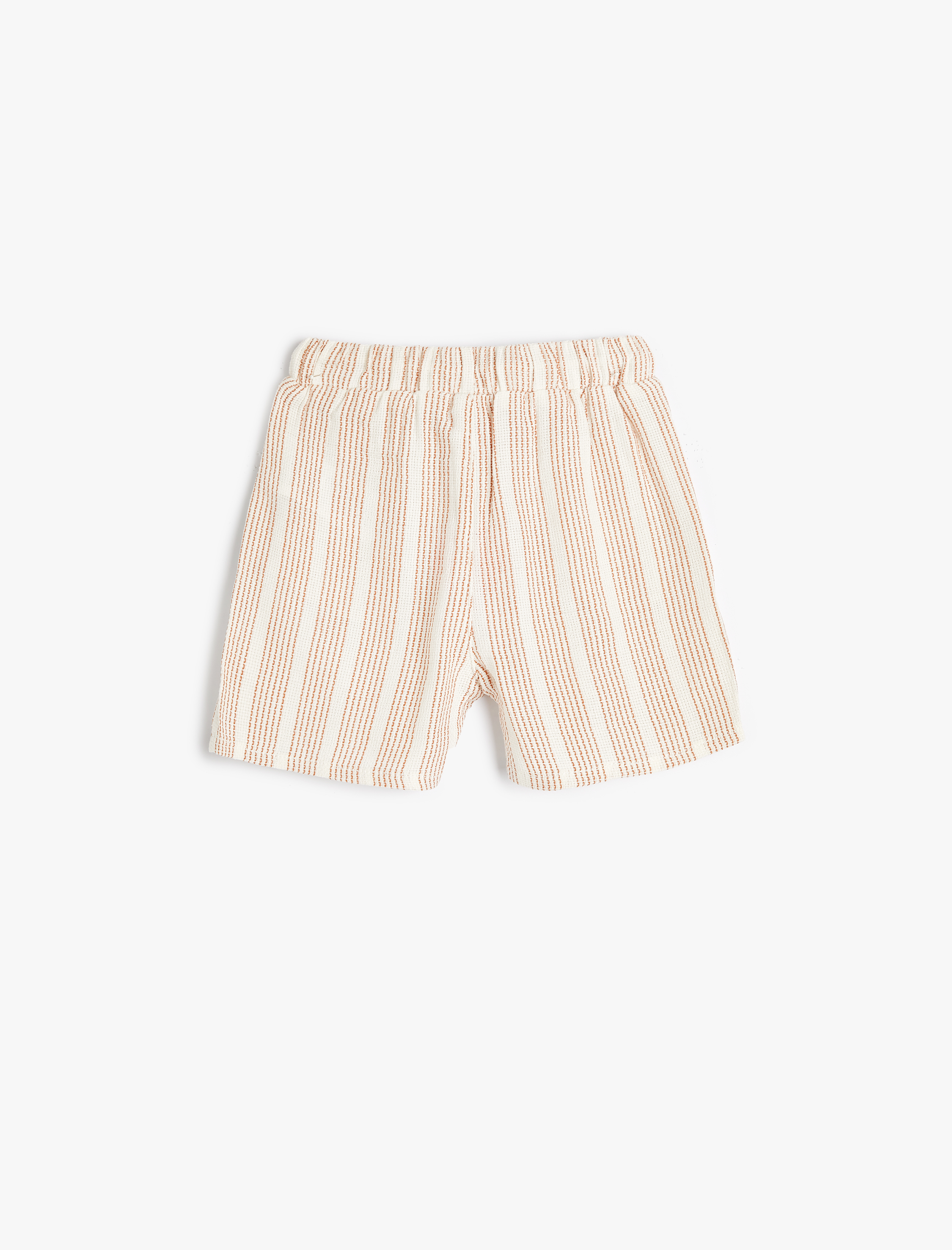  Erkek Bebek Şort Cepli Beli Lastikli Bağlamalı Viskon