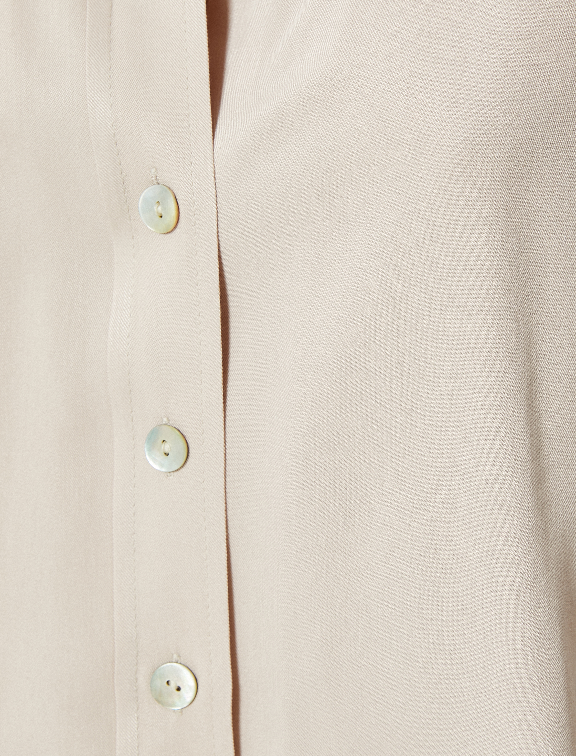   Crop Gömlek Kısa Kollu Klasik Yaka Düğmeli Viskon