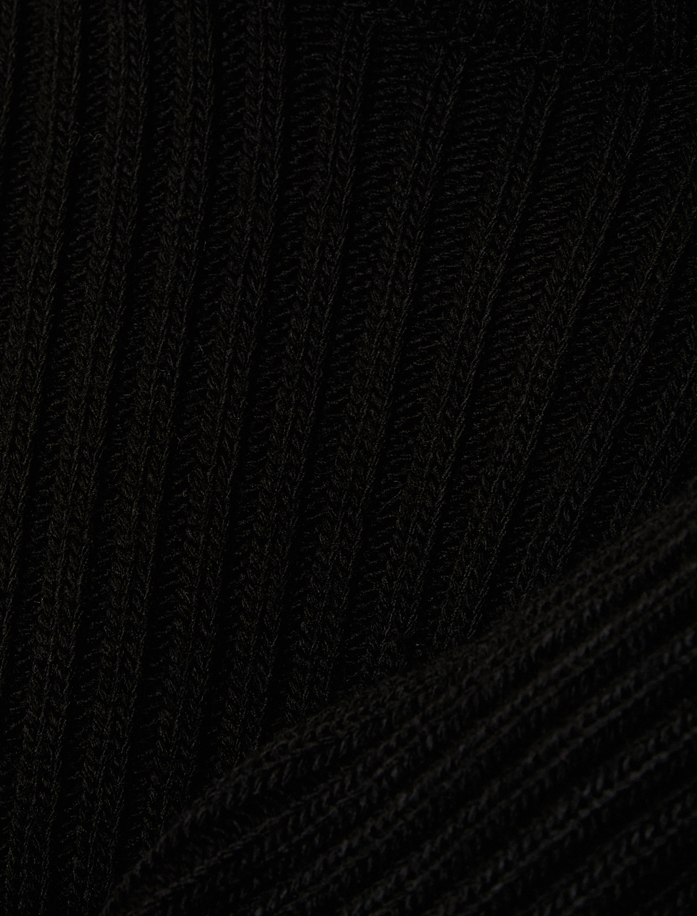   Boğazlı Kazak Uzun Kollu Kaşkorse Yıpratma Detaylı