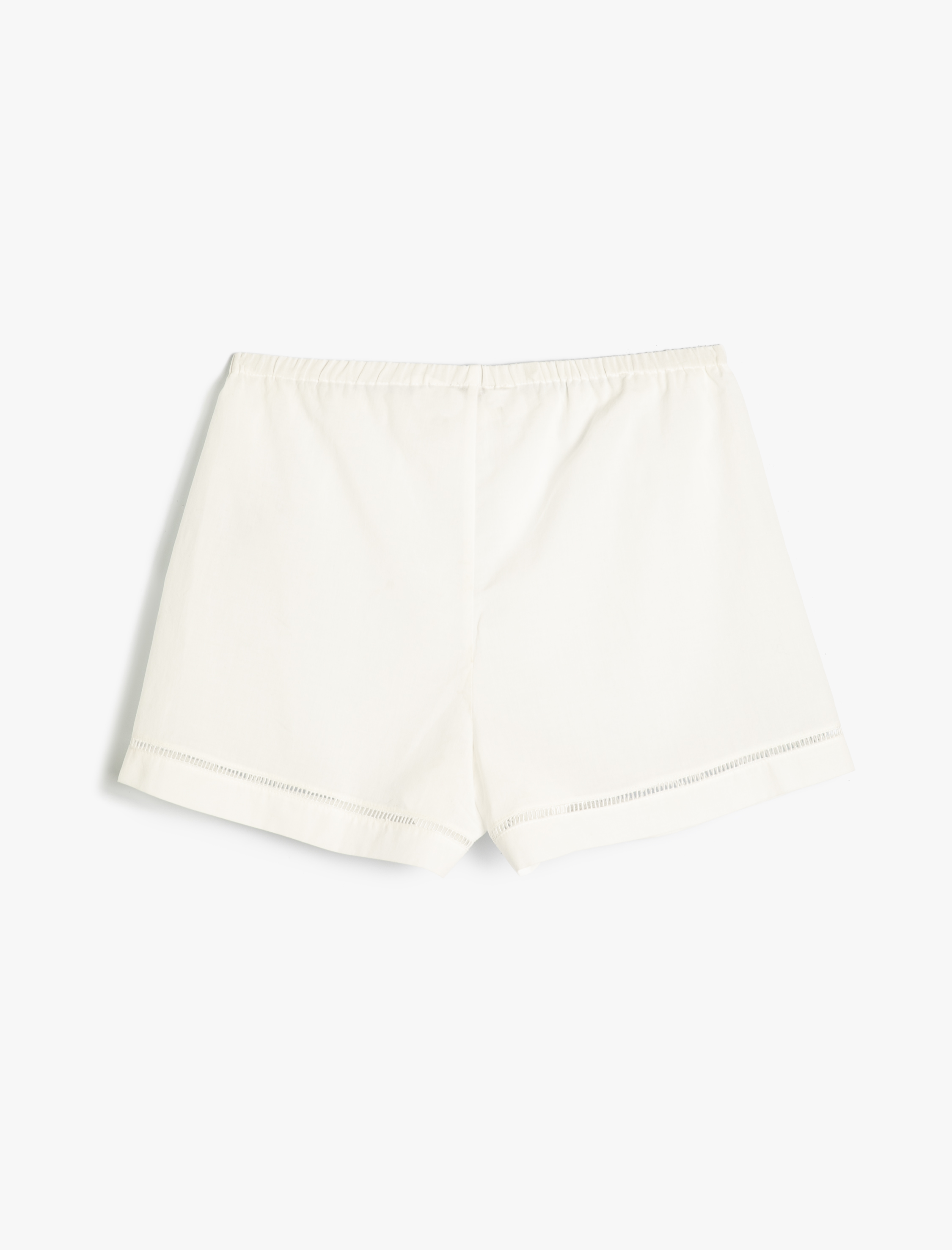   Brodeli Şort Pijama Altı Pamuklu Rahat Kalıp