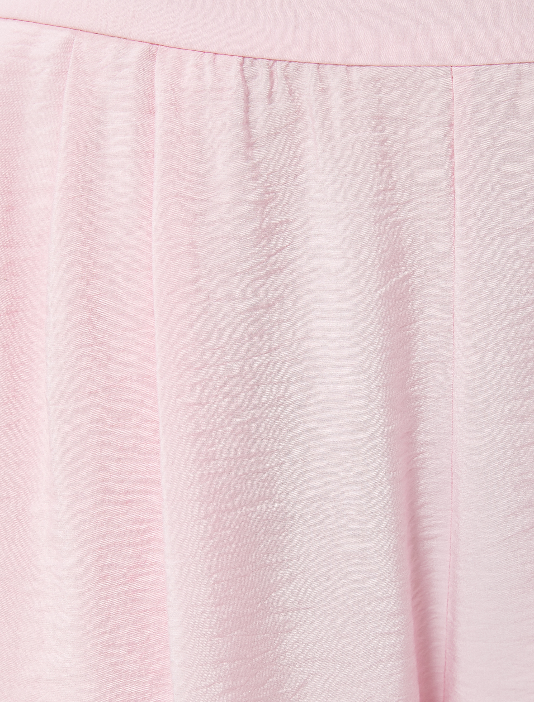   Palazzo Pantolon Yüksek Bel Cepli Viskoz Kumaş