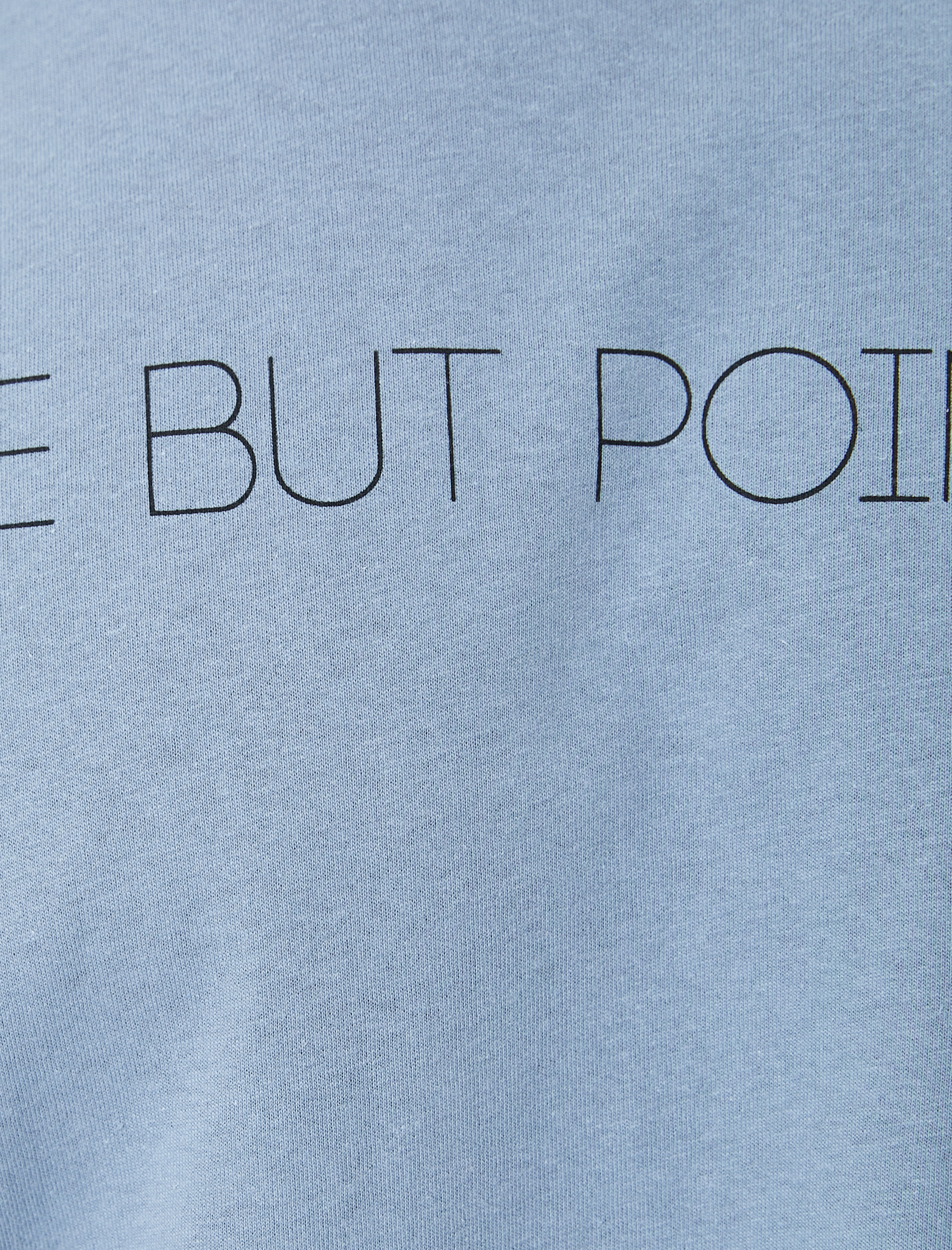   Slim Fit Tişört Slogan Baskılı Kısa Kollu Bisiklet Yaka Pamuklu