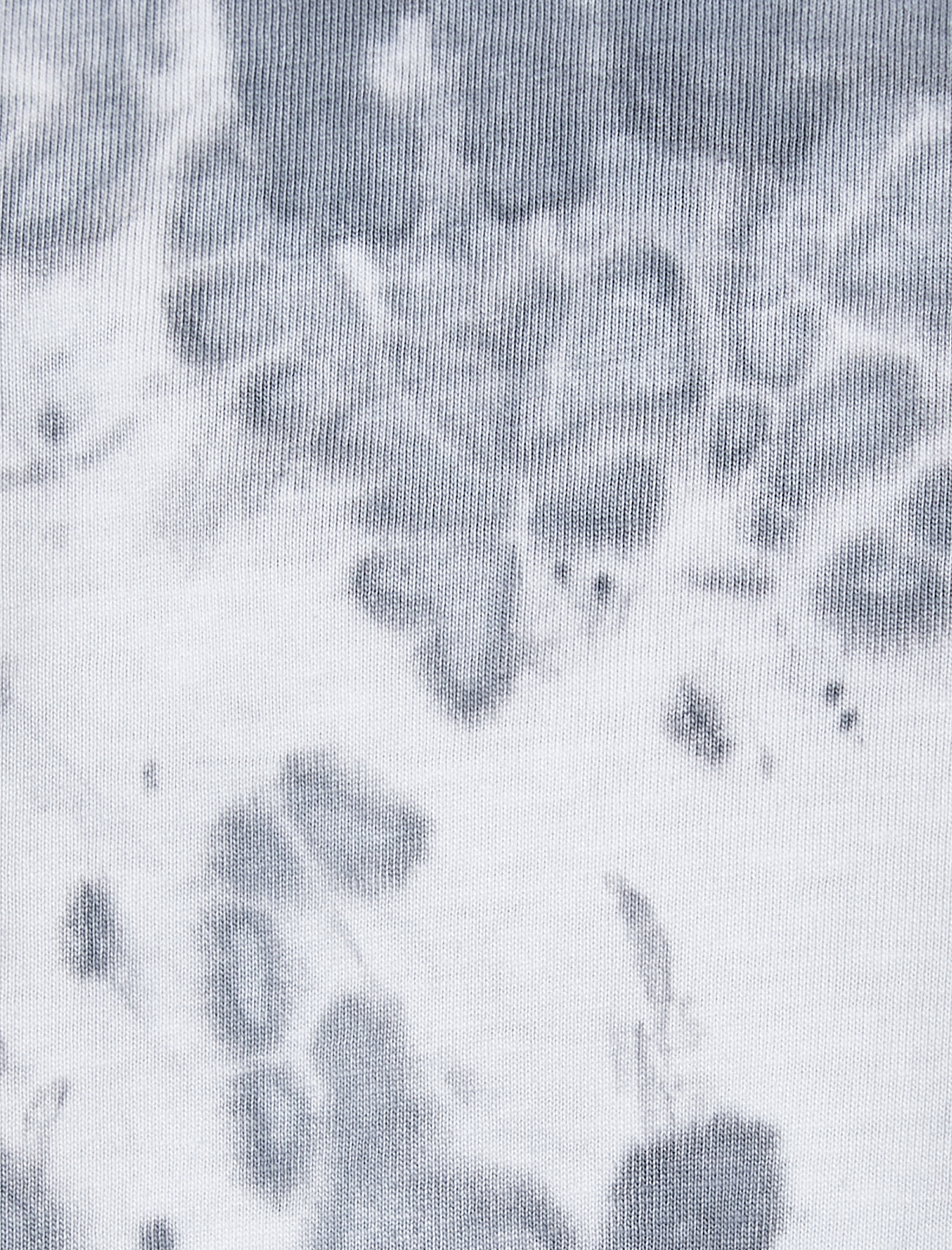 Oversize Tişört Batik Desenli Kısa Kollu Bisiklet Yaka Pamuklu