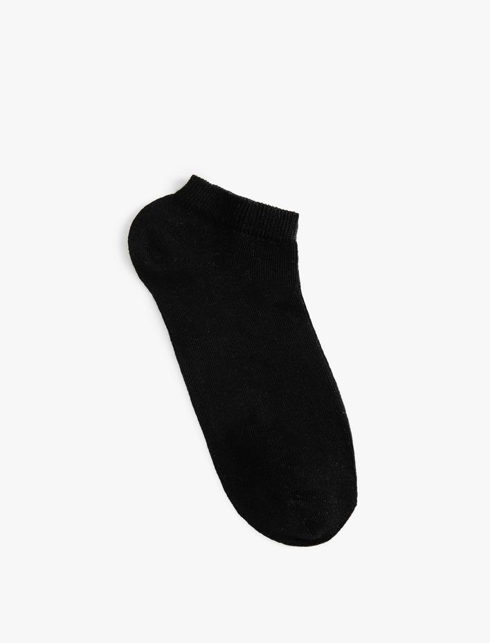 Erkek Patik Çorap Seti 3'lü Pamuk Karışımlı