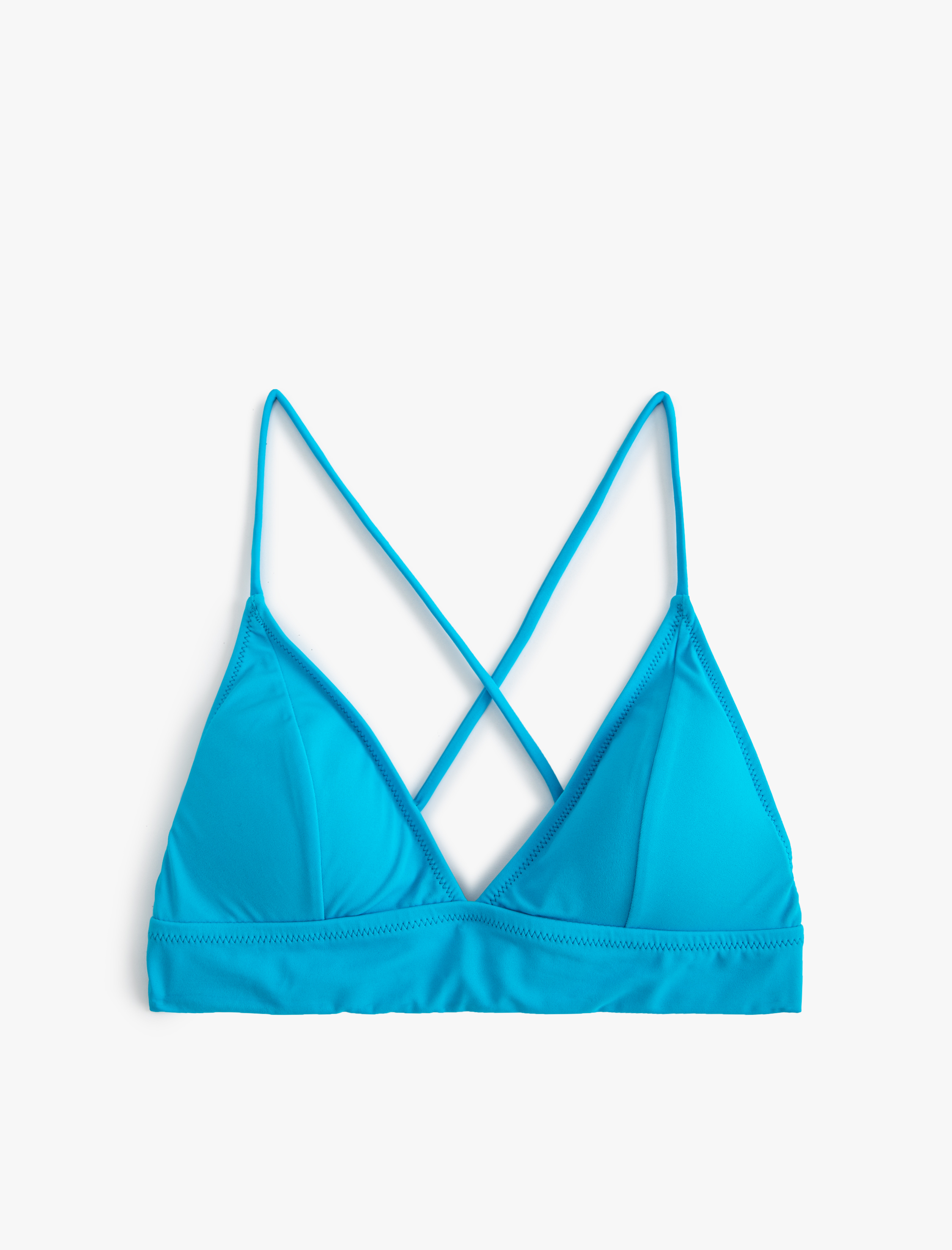 Koton Kadın Üçgen Bikini Üstü Basic -1