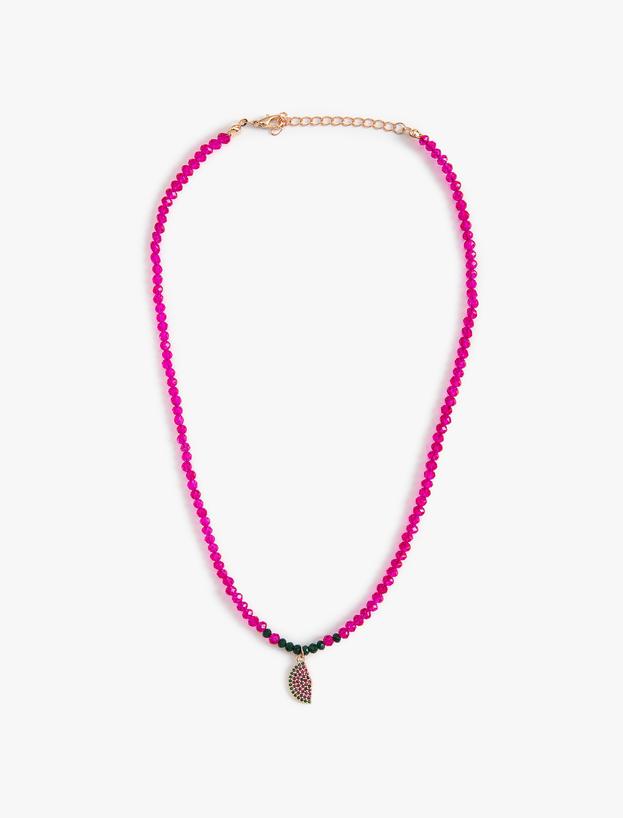 Boncuklu Kolye Karpuz Charm Detaylı_0